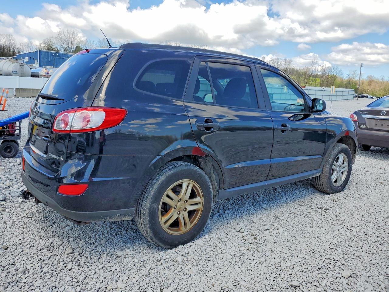 2010 Hyundai Santa Fe Gls Black vin: 5NMSG3AB3AH382824