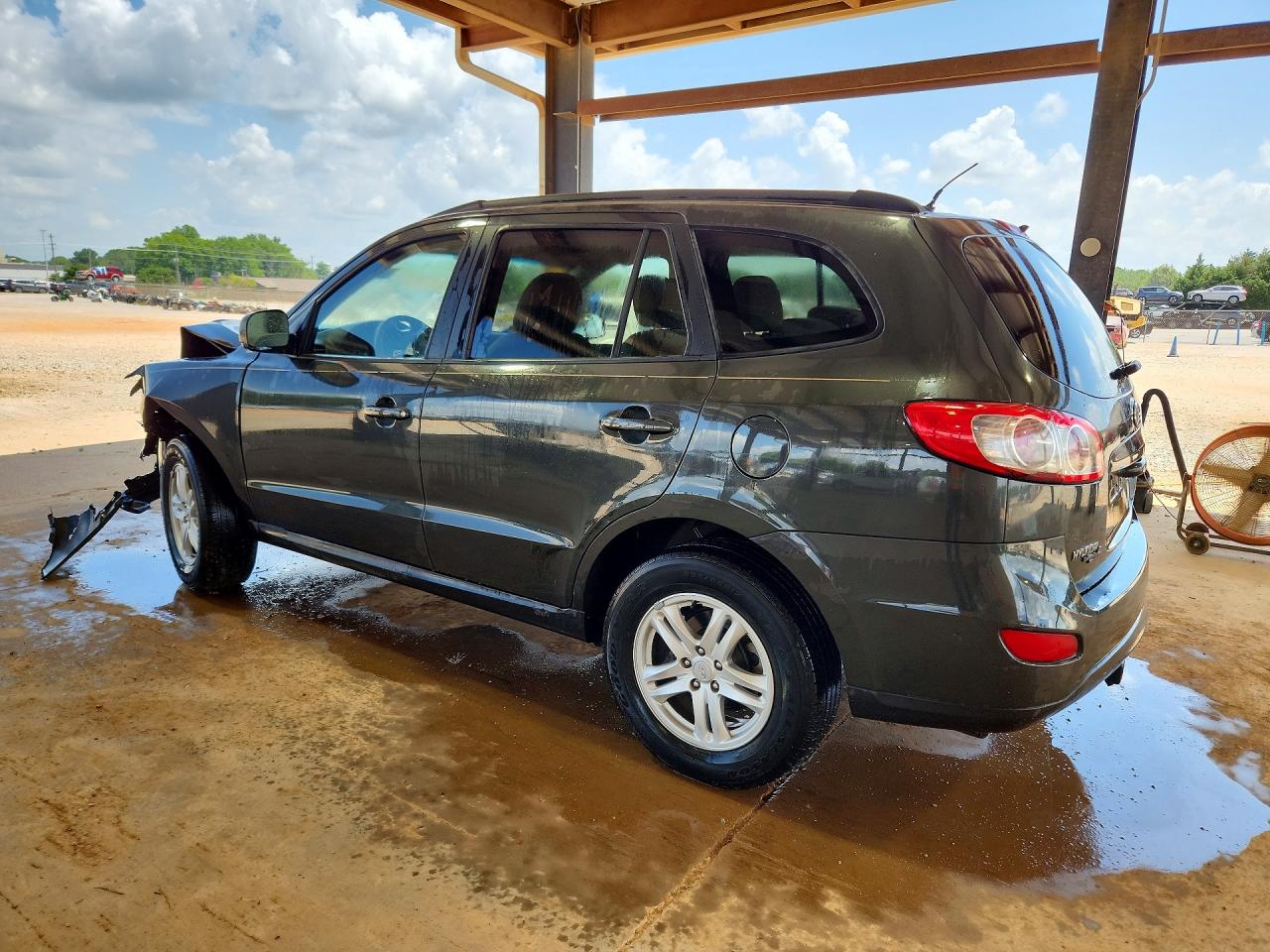 2010 Hyundai Santa Fe Gls Gray vin: 5NMSG3AB3AH387408