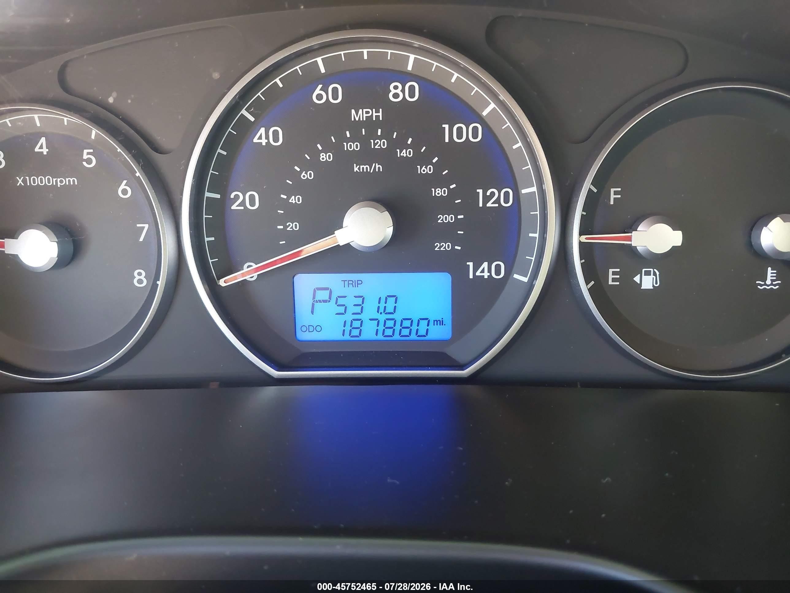 2010 Hyundai Santa Fe Gls White vin: 5NMSG3AB3AH390776