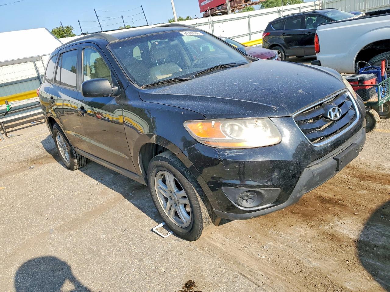2010 Hyundai Santa Fe Gls Black vin: 5NMSG3AB3AH396688