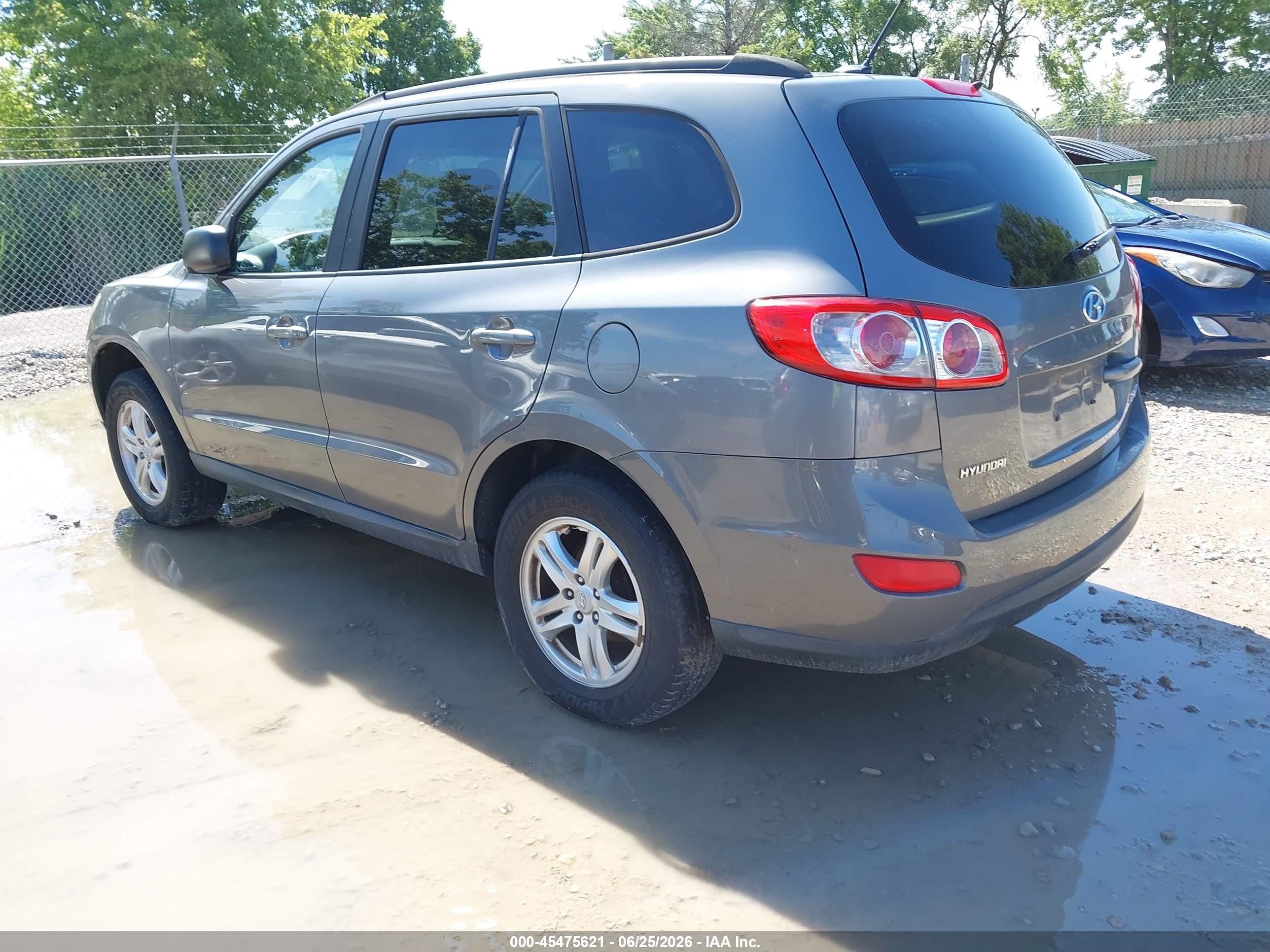 2010 Hyundai Santa Fe Gls Gray vin: 5NMSG3AB3AH402554