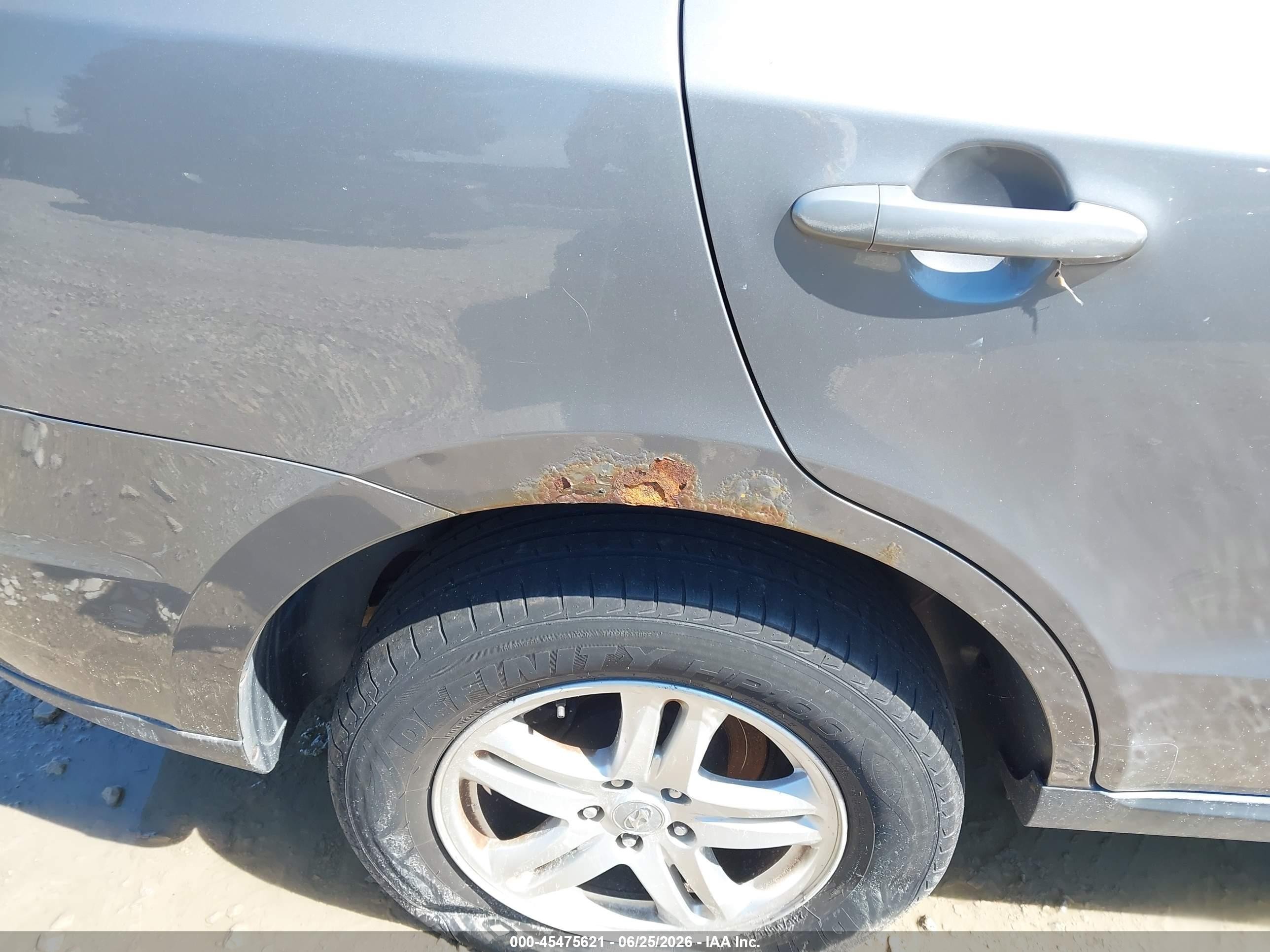 2010 Hyundai Santa Fe Gls Gray vin: 5NMSG3AB3AH402554