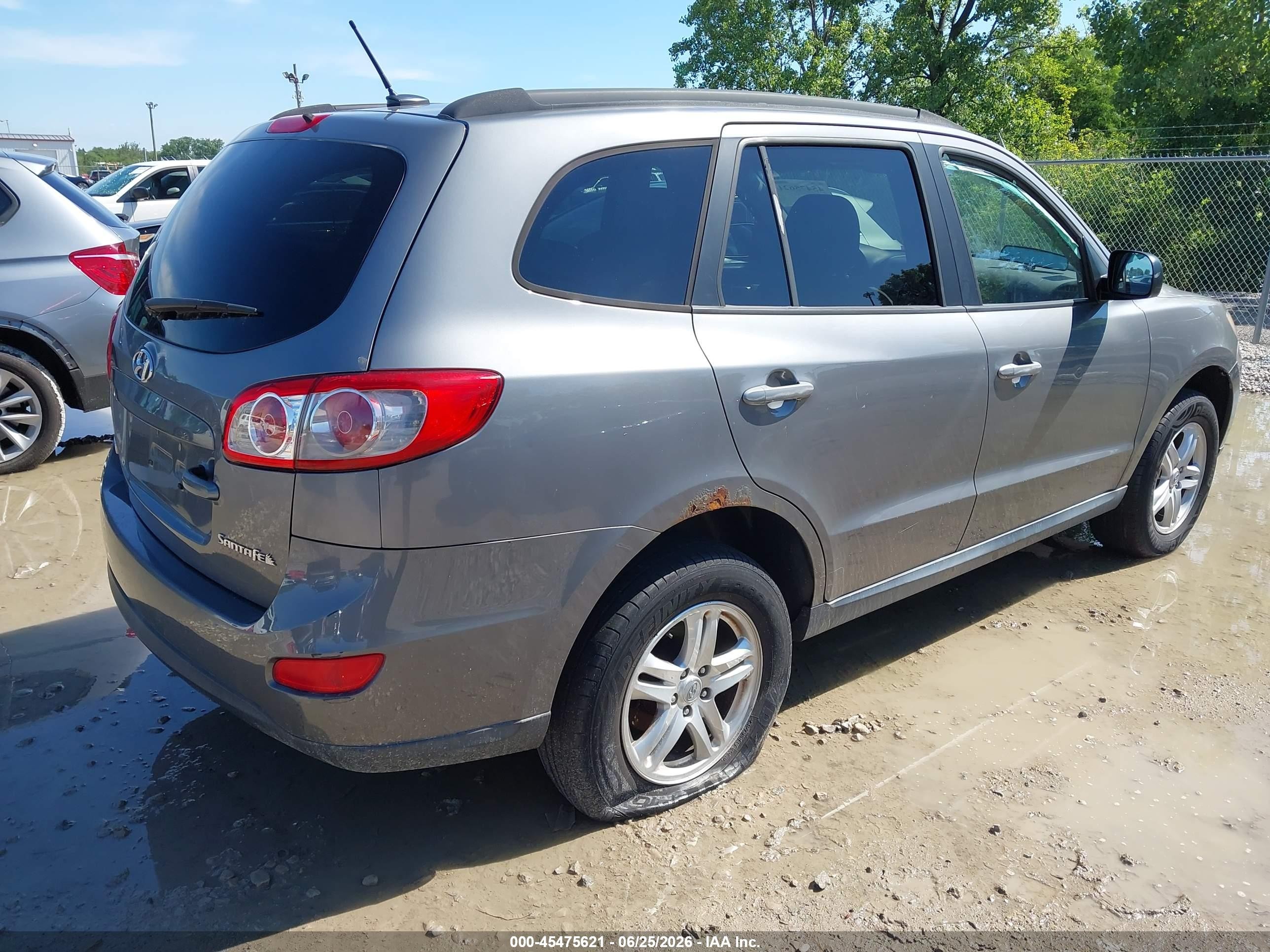 2010 Hyundai Santa Fe Gls Gray vin: 5NMSG3AB3AH402554