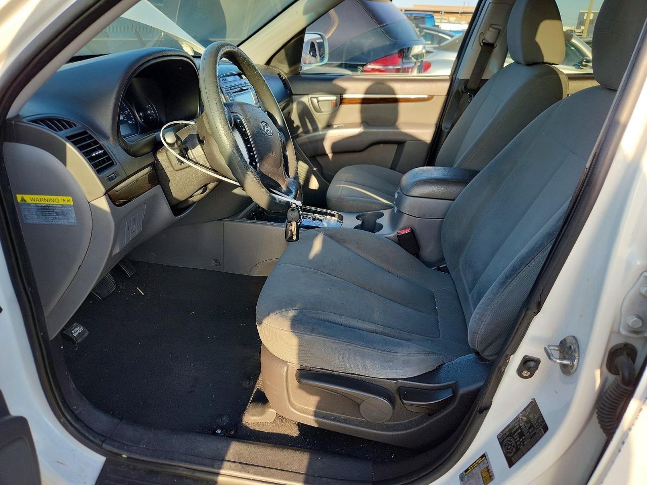 2010 Hyundai Santa Fe Gls White vin: 5NMSG3AB4AH336516