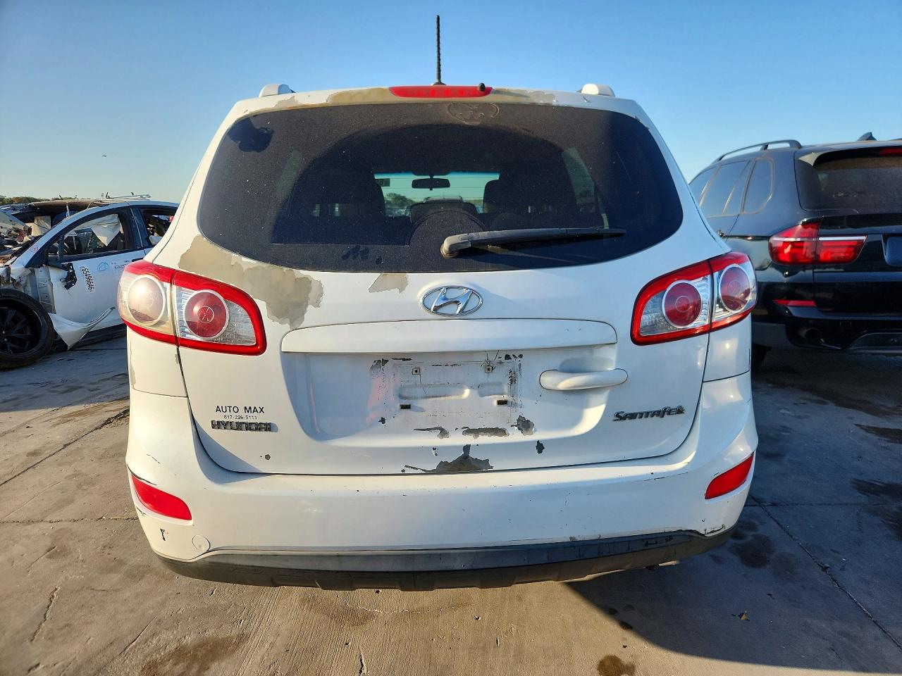 2010 Hyundai Santa Fe Gls White vin: 5NMSG3AB4AH336516