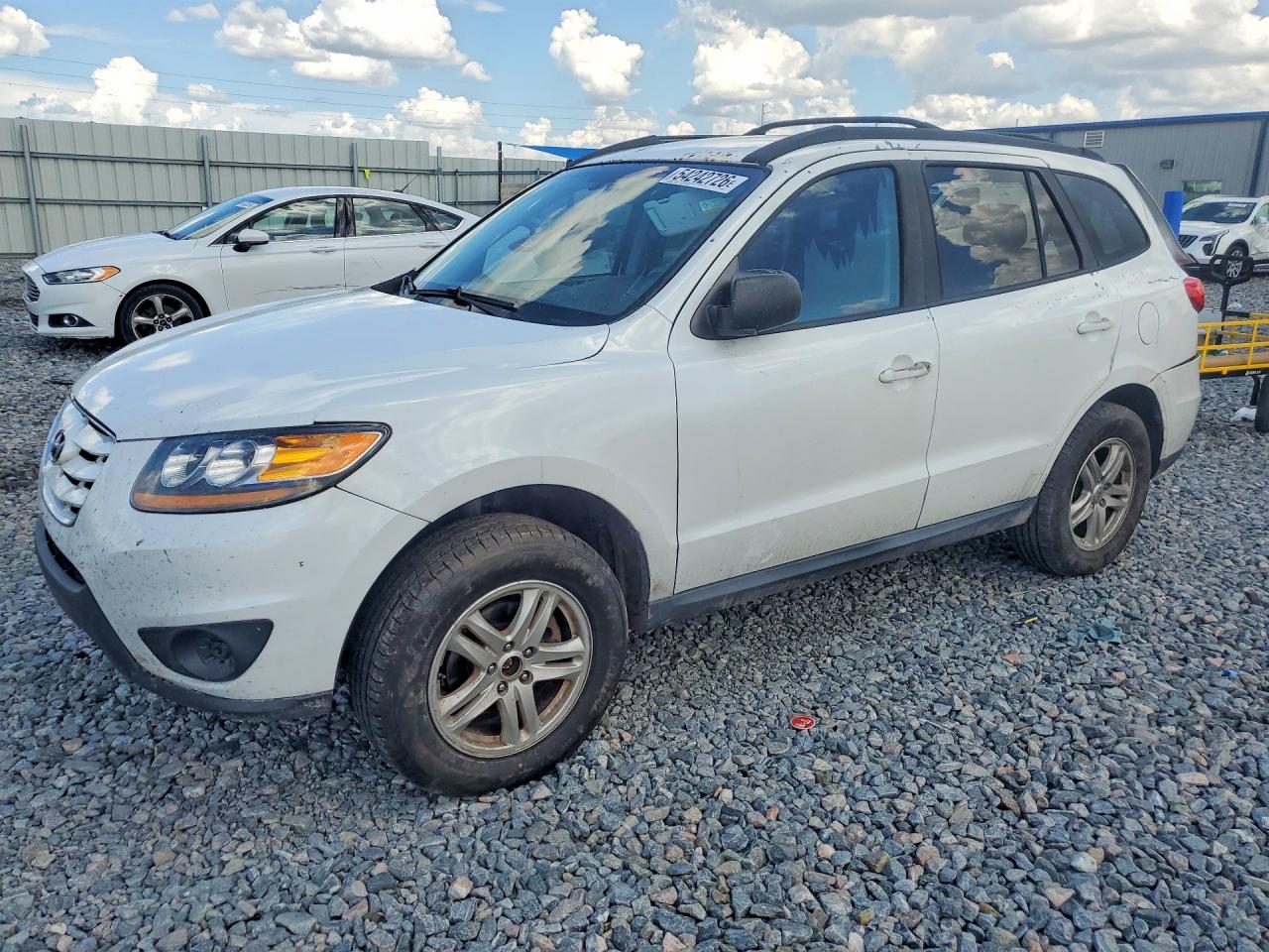 2010 Hyundai Santa Fe Gls White vin: 5NMSG3AB4AH385490