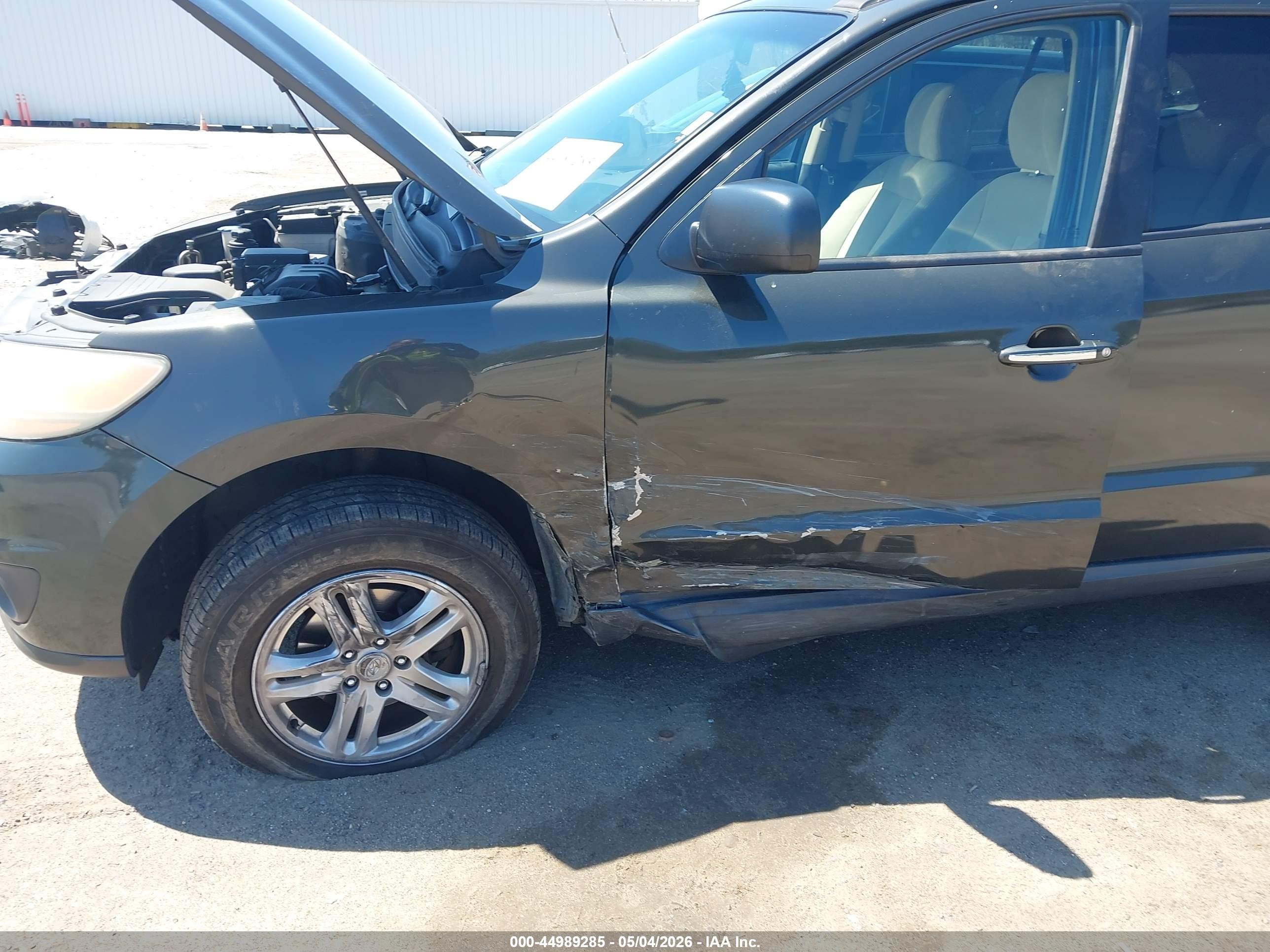 2010 Hyundai Santa Fe Gls Green vin: 5NMSG3AB4AH402014