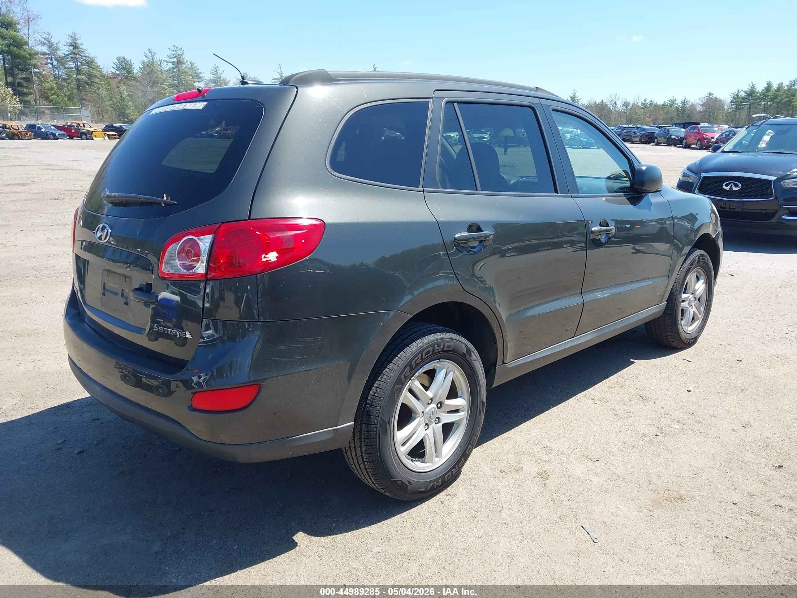2010 Hyundai Santa Fe Gls Green vin: 5NMSG3AB4AH402014