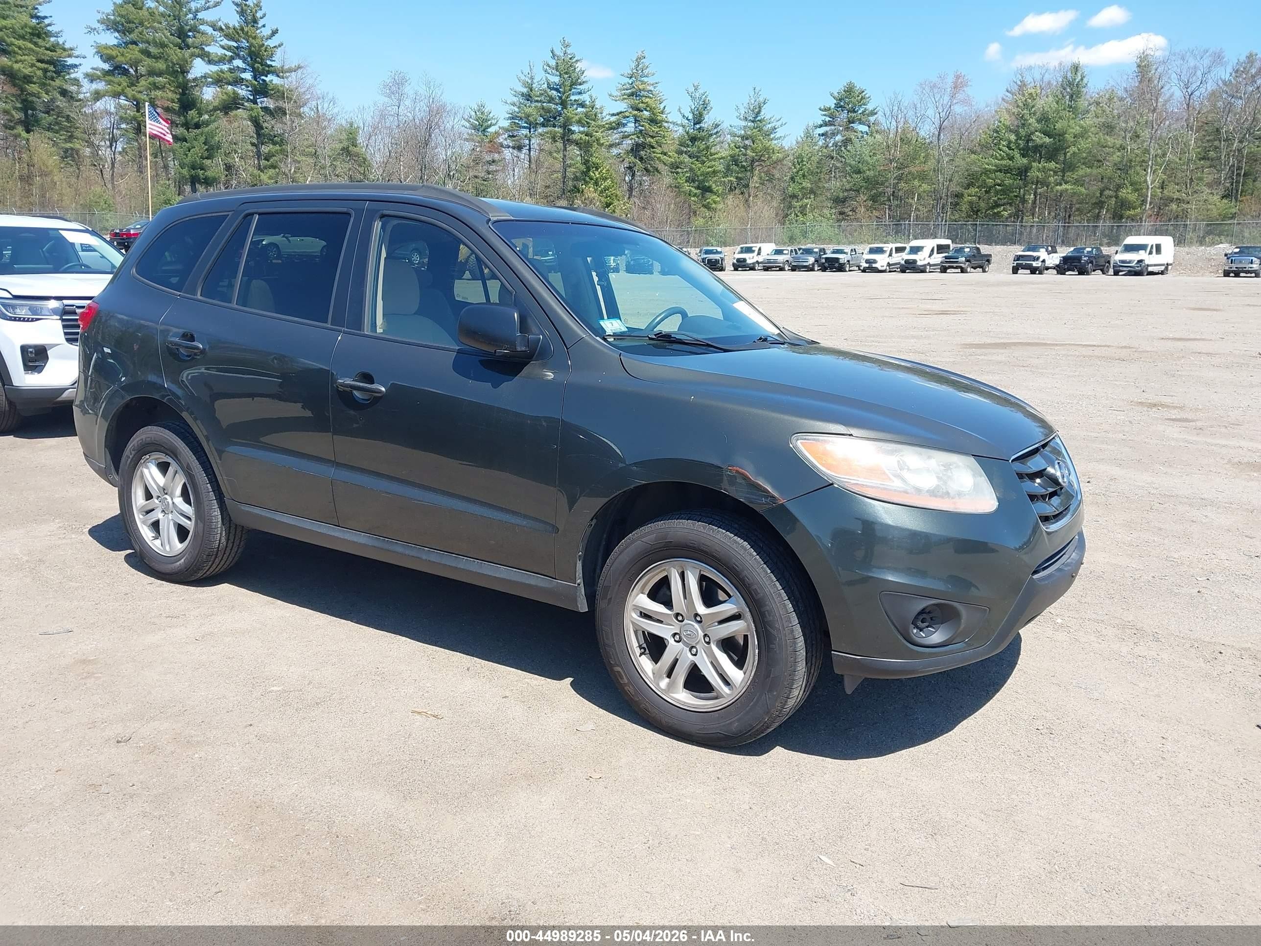 2010 Hyundai Santa Fe Gls Green vin: 5NMSG3AB4AH402014