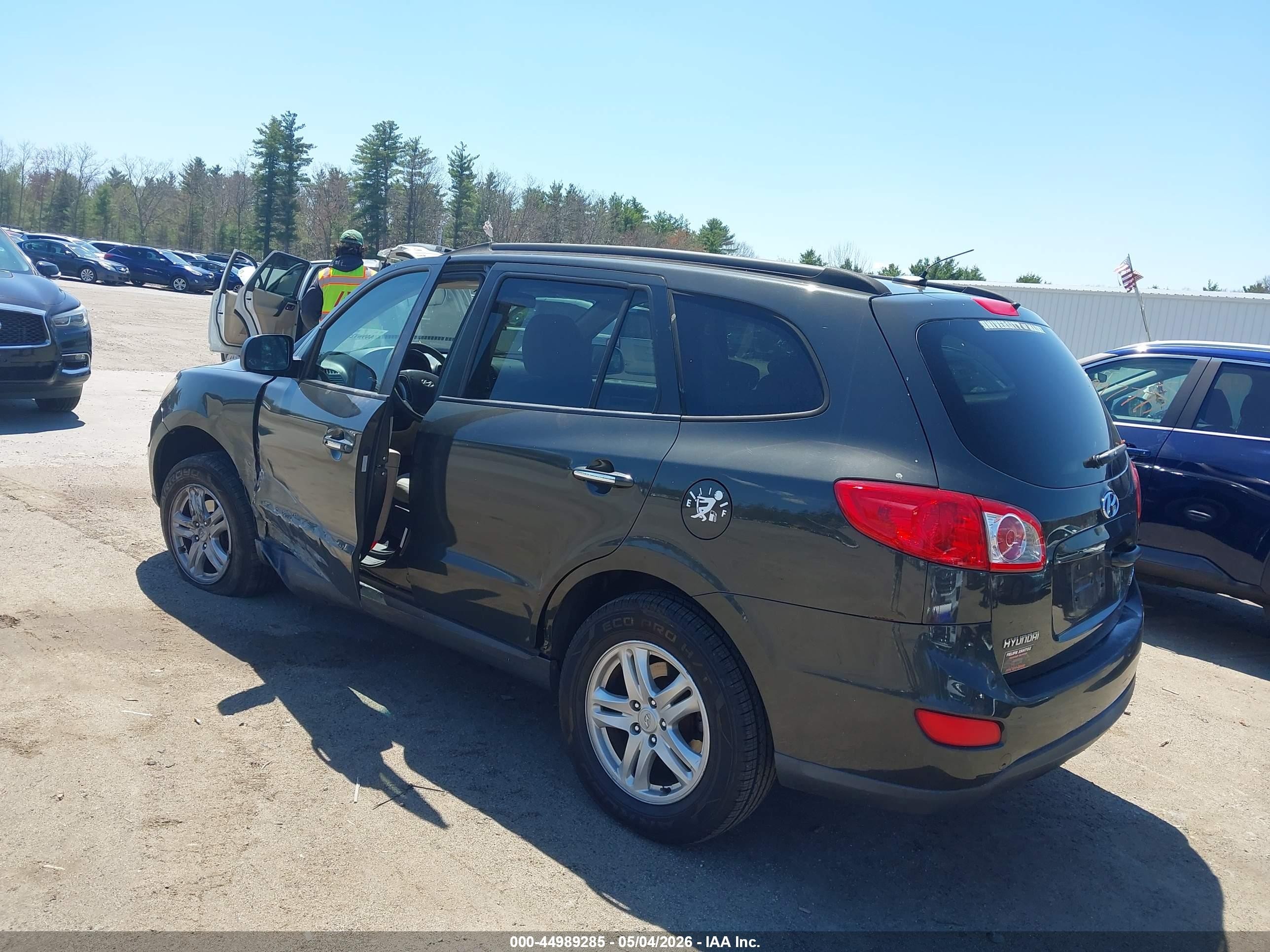 2010 Hyundai Santa Fe Gls Green vin: 5NMSG3AB4AH402014