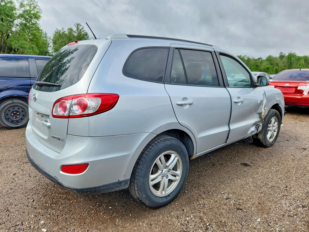 2010 Hyundai Santa Fe Gls Silver vin: 5NMSG3AB5AH336461