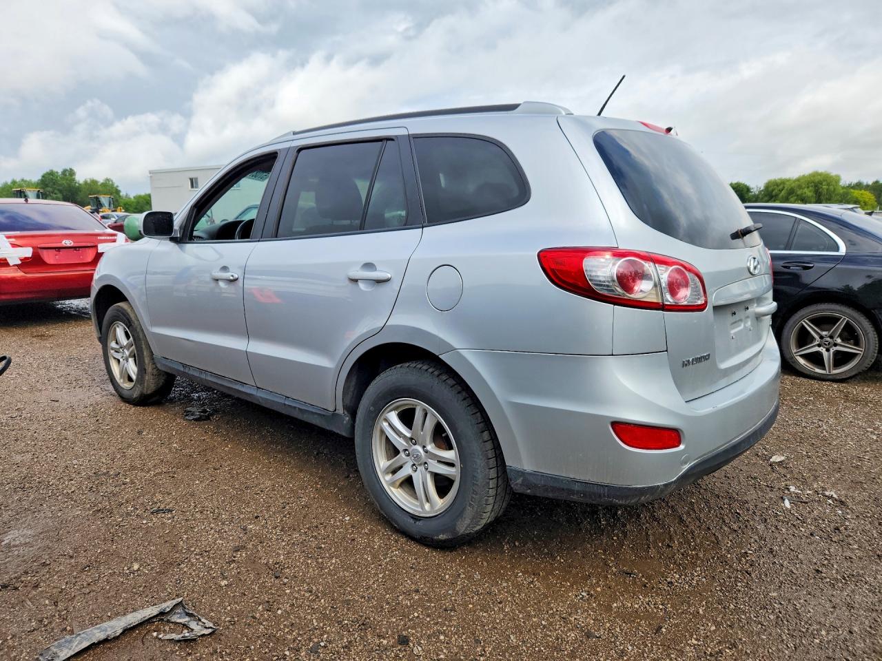 2010 Hyundai Santa Fe Gls Silver vin: 5NMSG3AB5AH336461