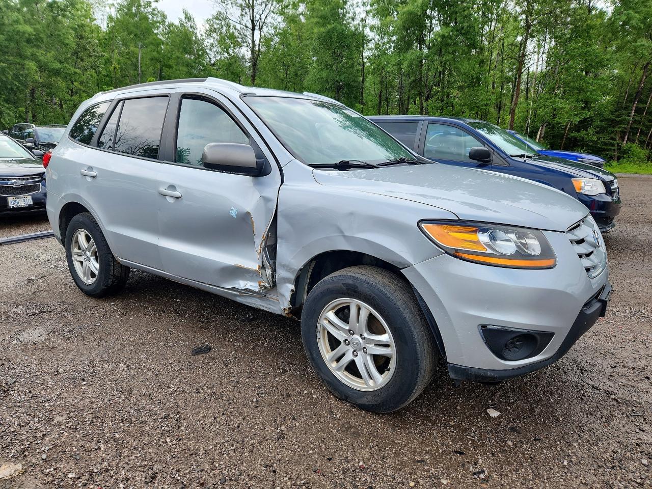 2010 Hyundai Santa Fe Gls Silver vin: 5NMSG3AB5AH336461