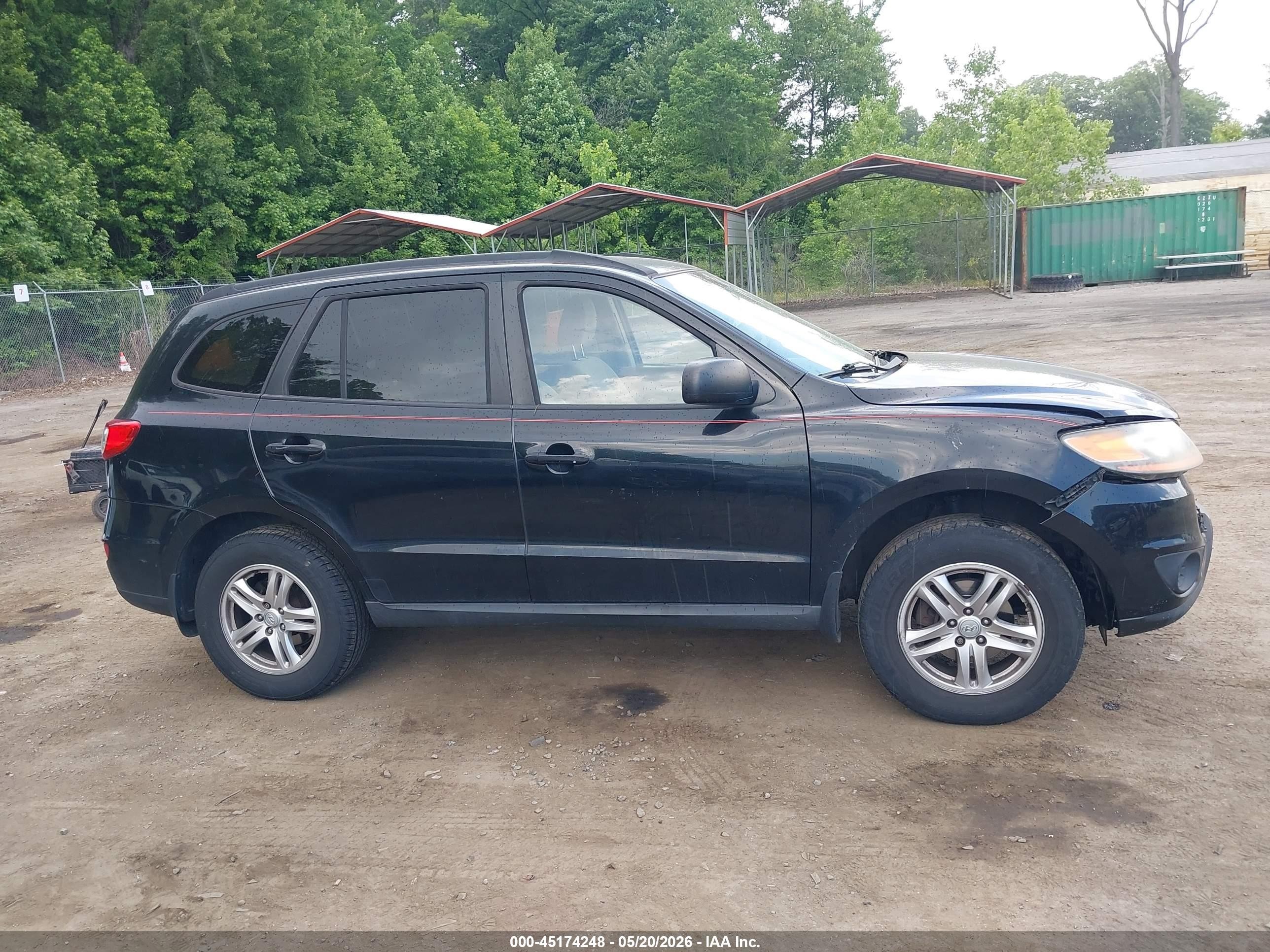2010 Hyundai Santa Fe Gls Black vin: 5NMSG3AB5AH357164