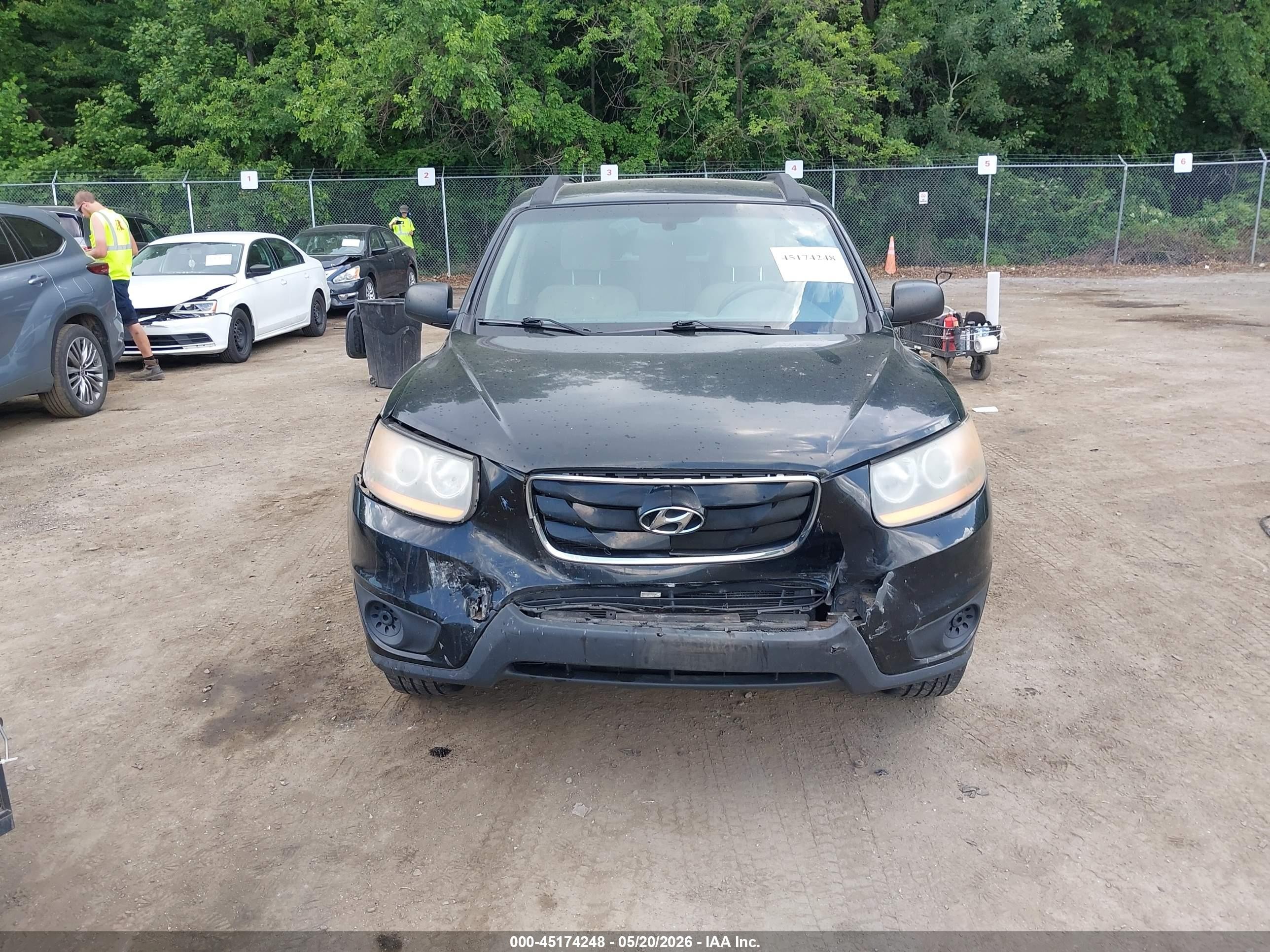 2010 Hyundai Santa Fe Gls Black vin: 5NMSG3AB5AH357164