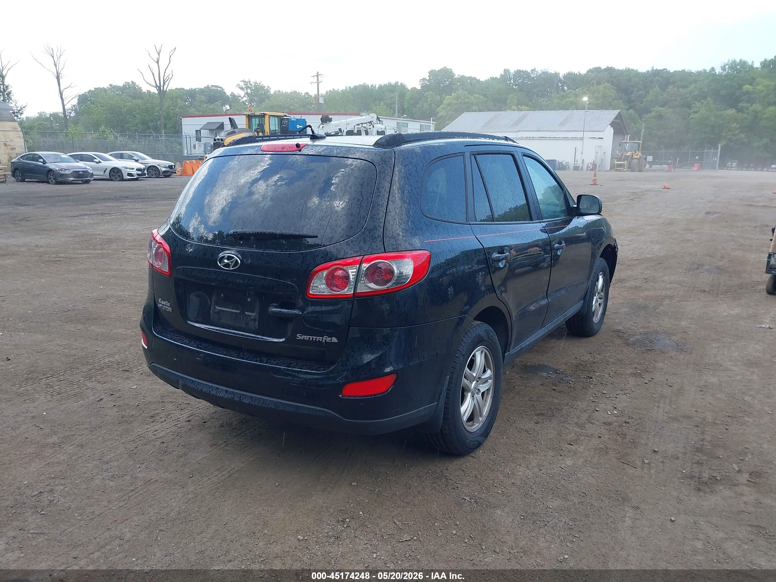 2010 Hyundai Santa Fe Gls Black vin: 5NMSG3AB5AH357164