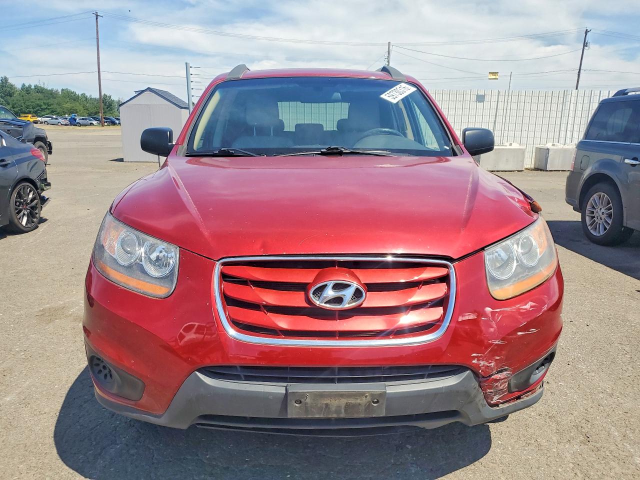 2010 Hyundai Santa Fe Gls Red vin: 5NMSG3AB5AH387104