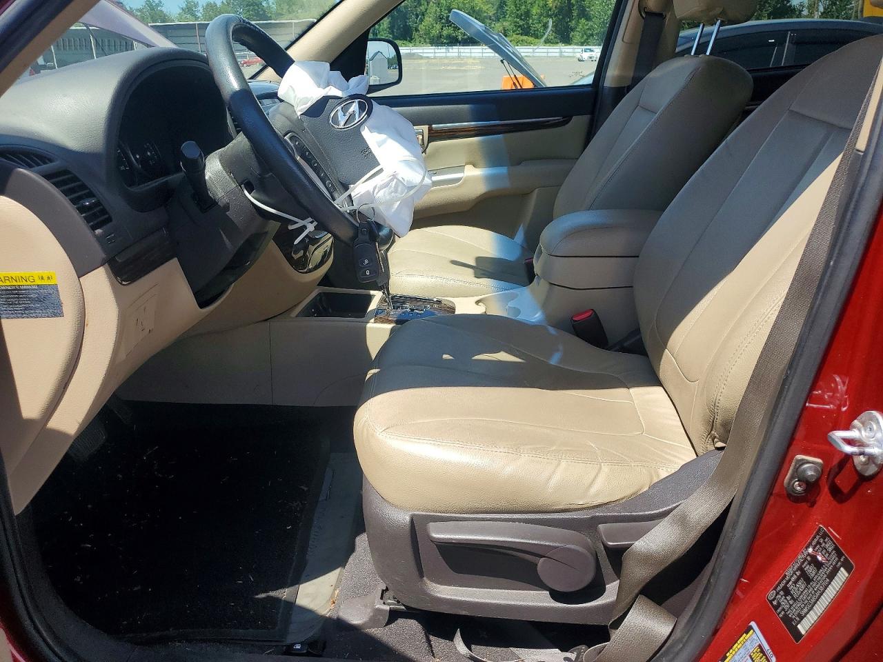 2010 Hyundai Santa Fe Gls Red vin: 5NMSG3AB5AH387104