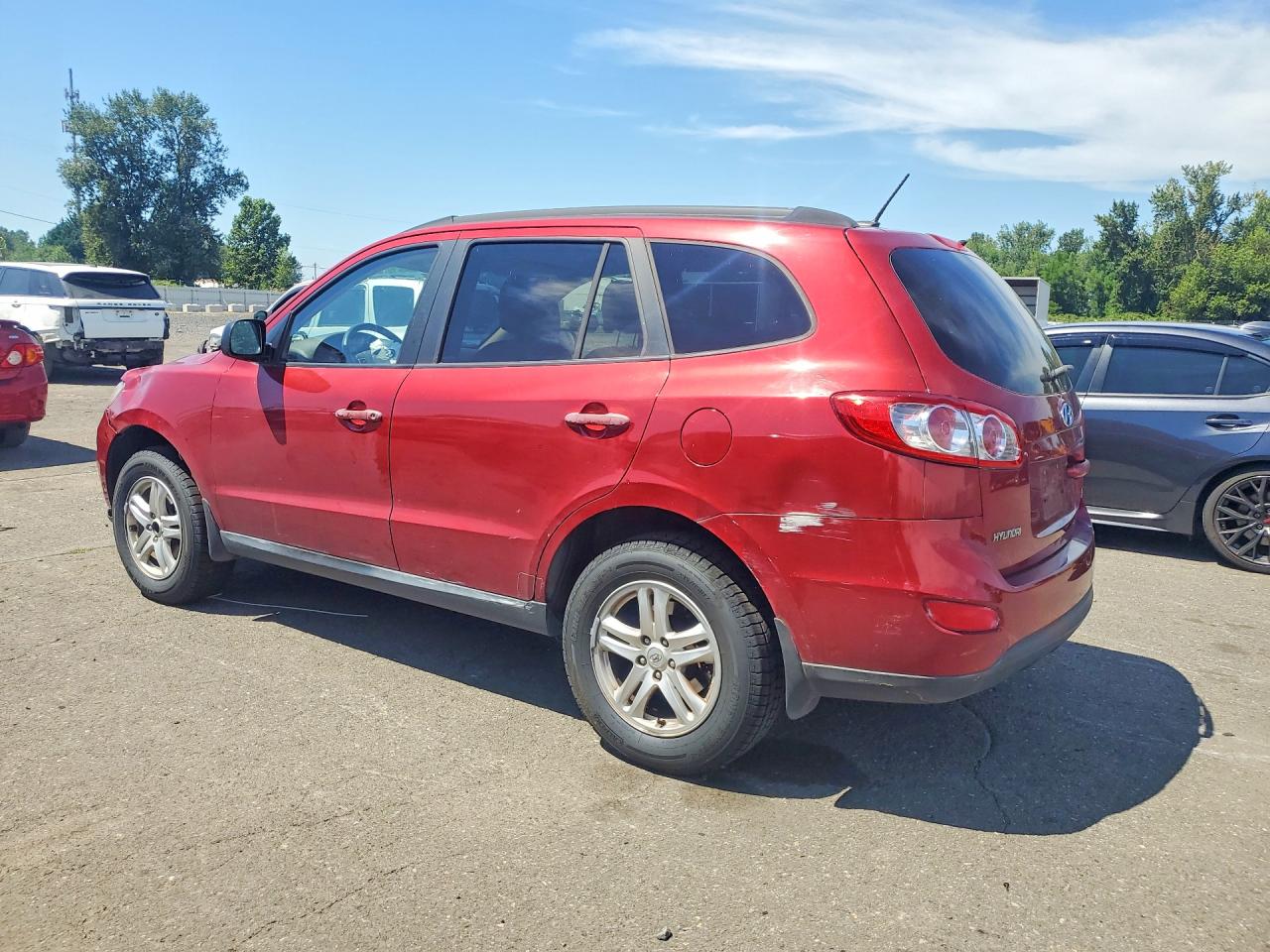 2010 Hyundai Santa Fe Gls Red vin: 5NMSG3AB5AH387104