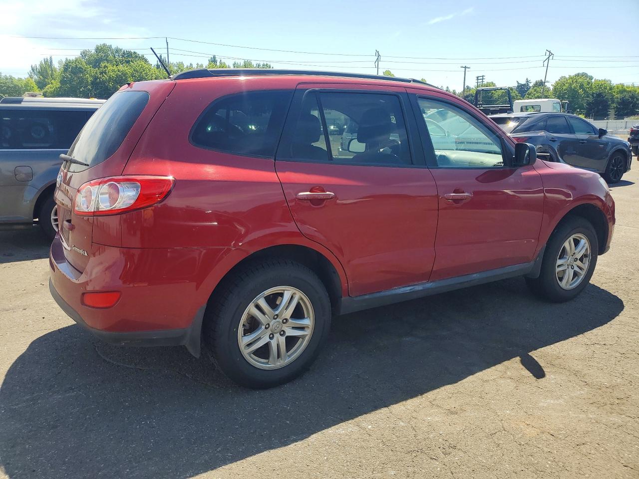 2010 Hyundai Santa Fe Gls Red vin: 5NMSG3AB5AH387104
