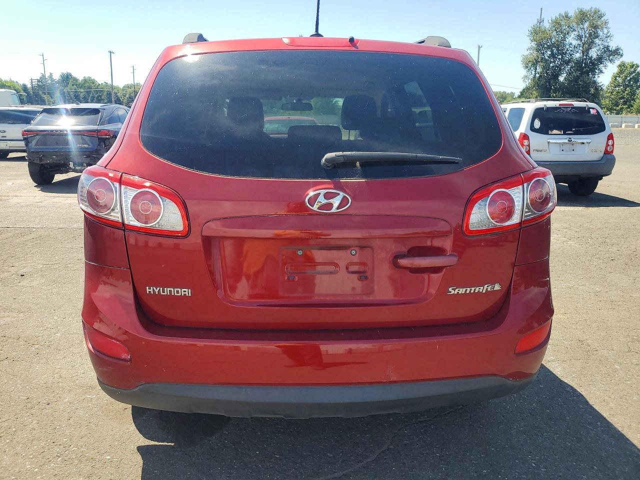 2010 Hyundai Santa Fe Gls Red vin: 5NMSG3AB5AH387104