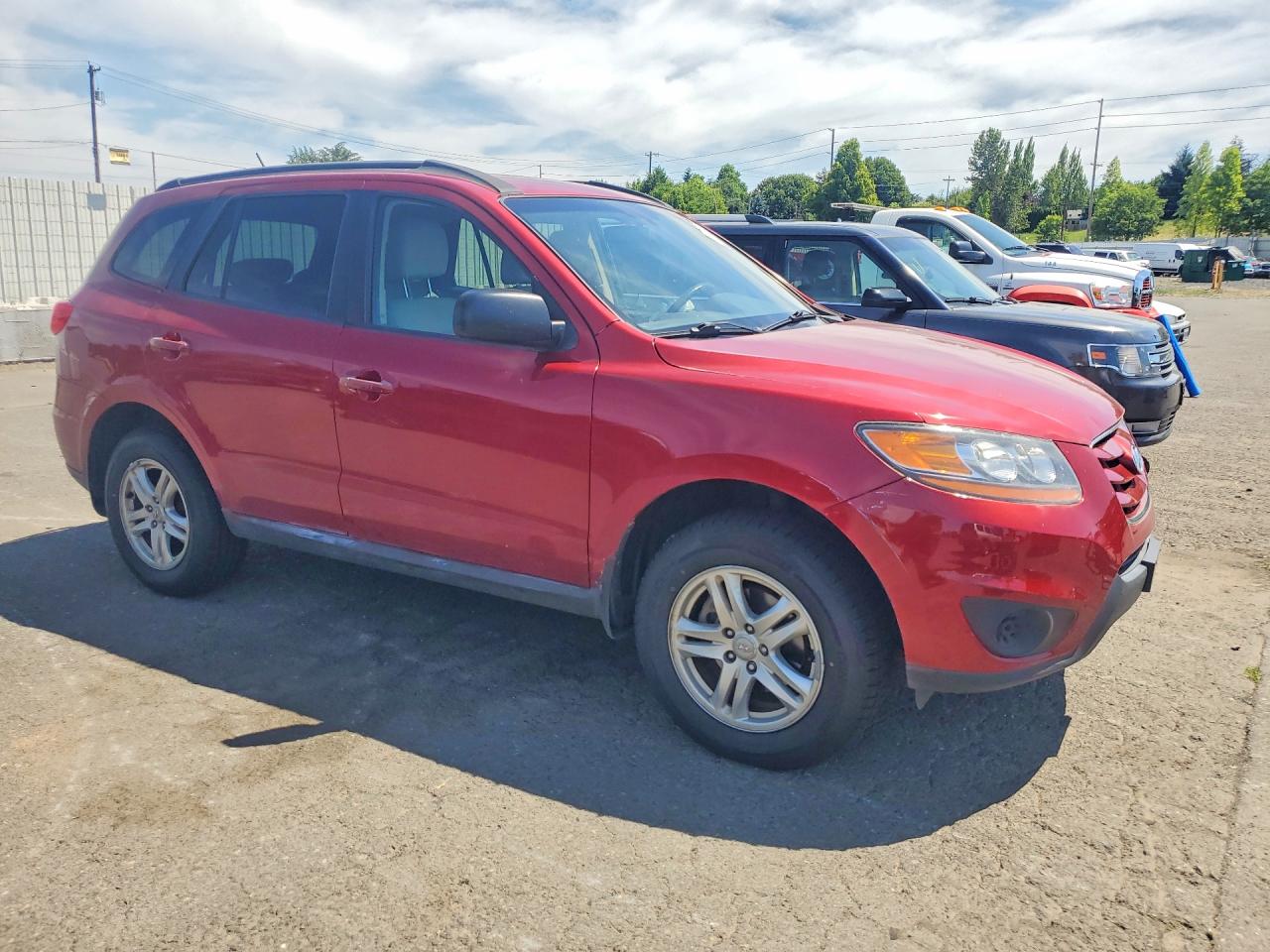 2010 Hyundai Santa Fe Gls Red vin: 5NMSG3AB5AH387104