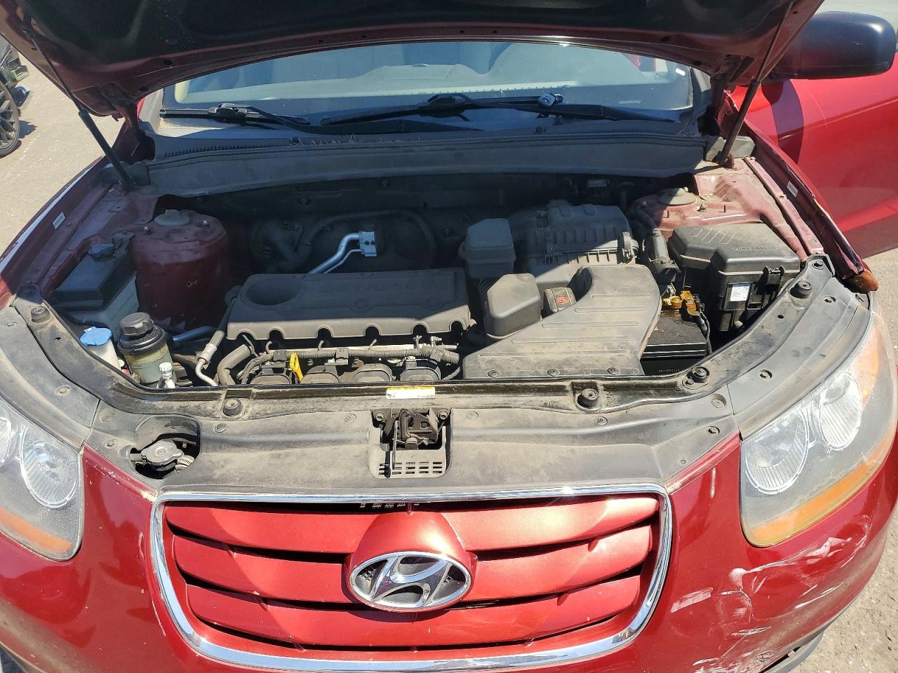 2010 Hyundai Santa Fe Gls Red vin: 5NMSG3AB5AH387104