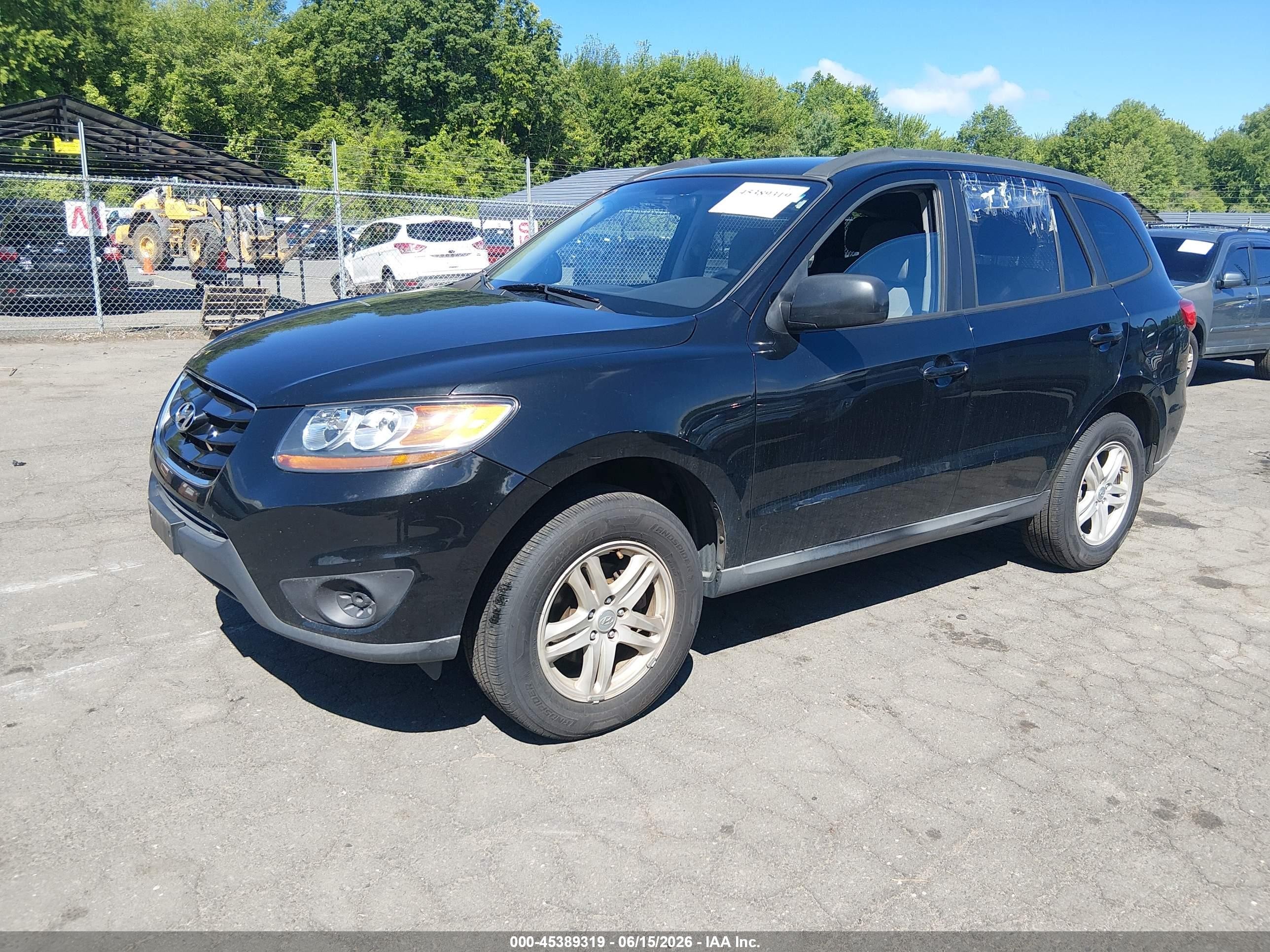 2010 Hyundai Santa Fe Gls Black vin: 5NMSG3AB5AH389614