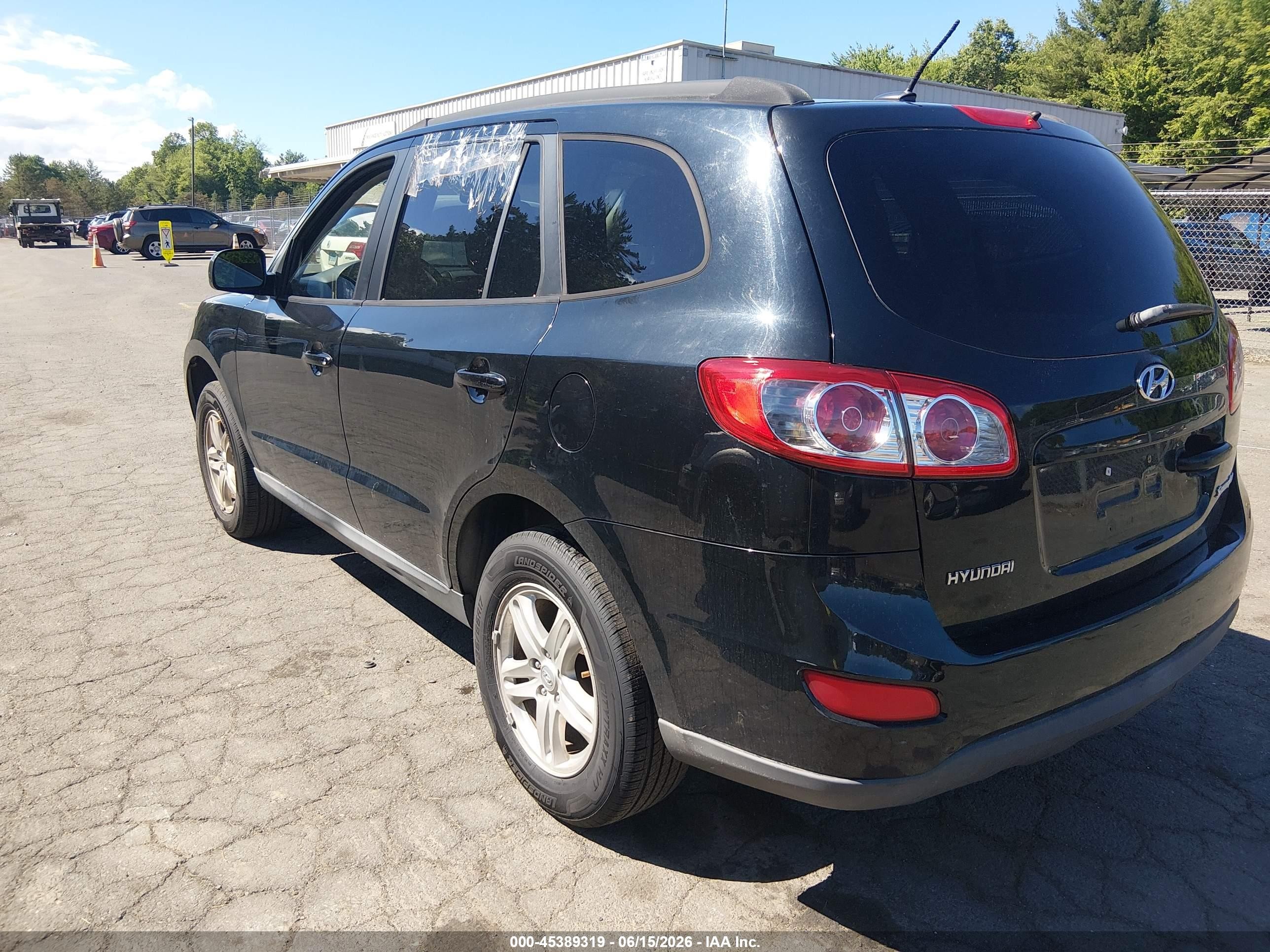 2010 Hyundai Santa Fe Gls Black vin: 5NMSG3AB5AH389614