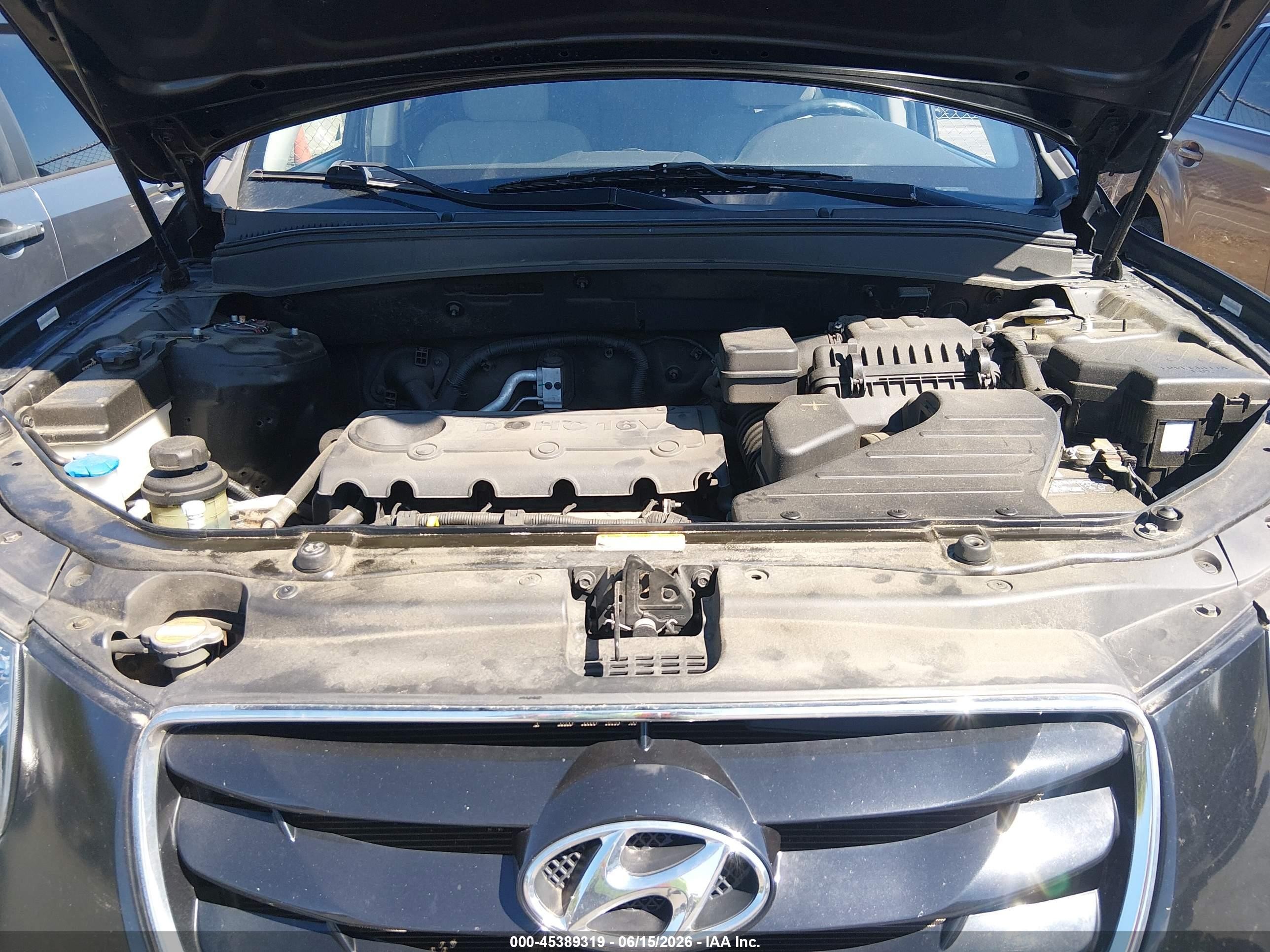 2010 Hyundai Santa Fe Gls Black vin: 5NMSG3AB5AH389614