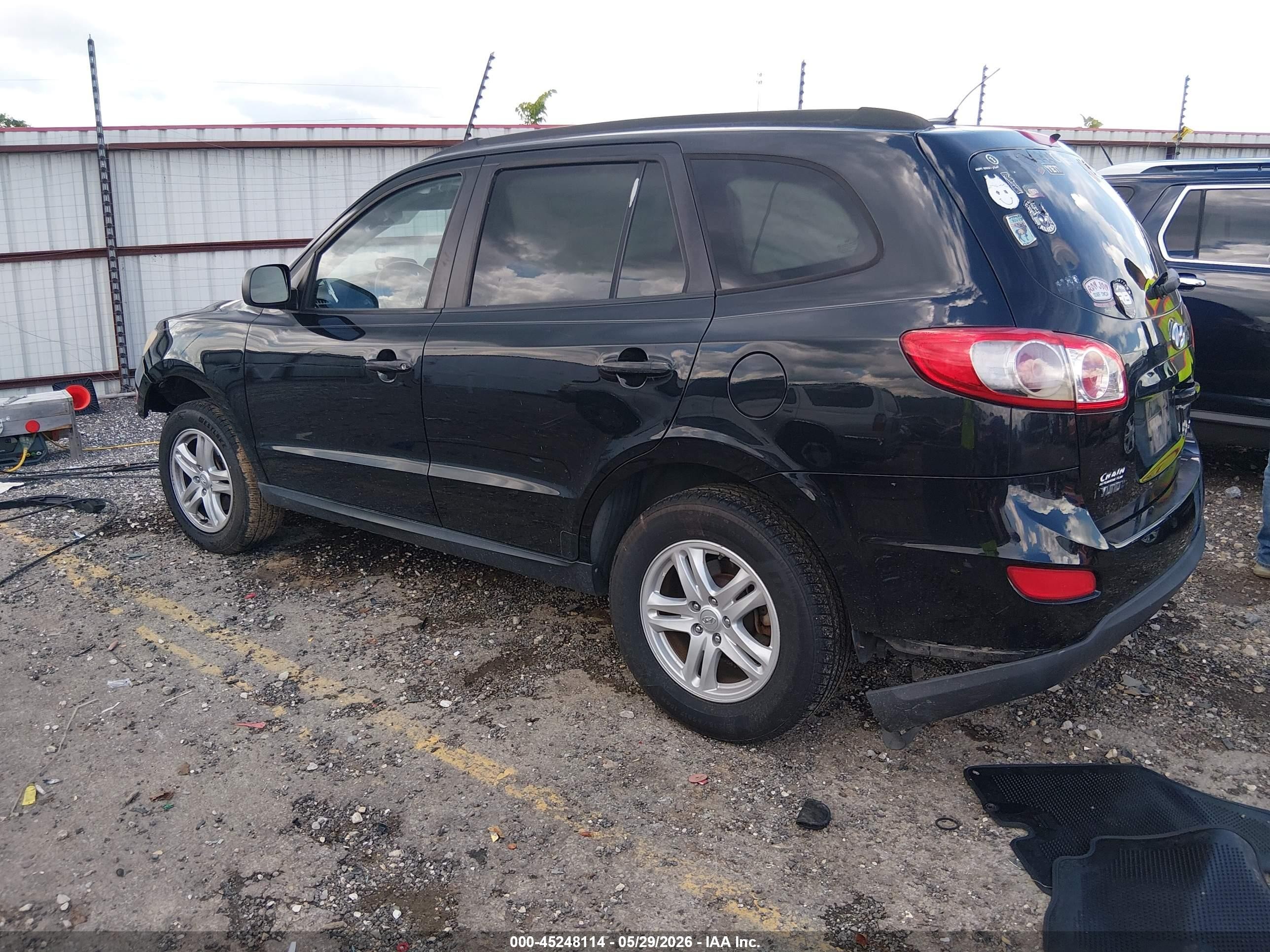 2010 Hyundai Santa Fe Gls Black vin: 5NMSG3AB5AH390228