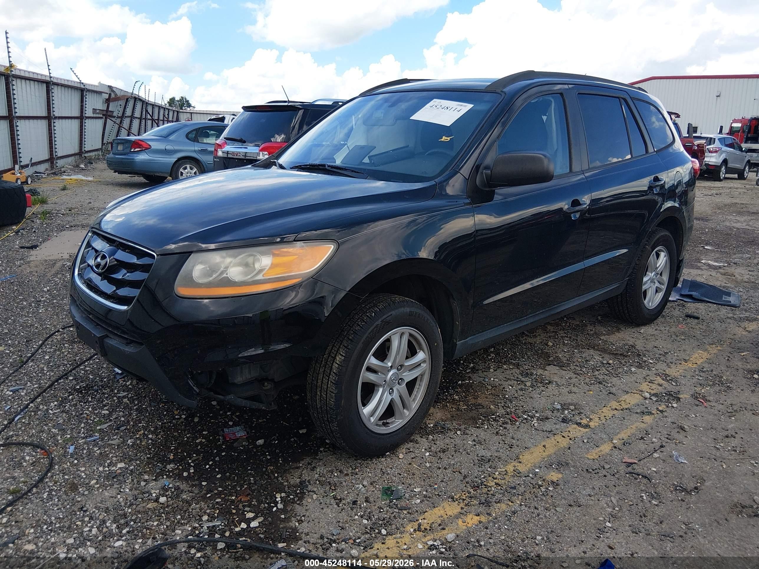 2010 Hyundai Santa Fe Gls Black vin: 5NMSG3AB5AH390228