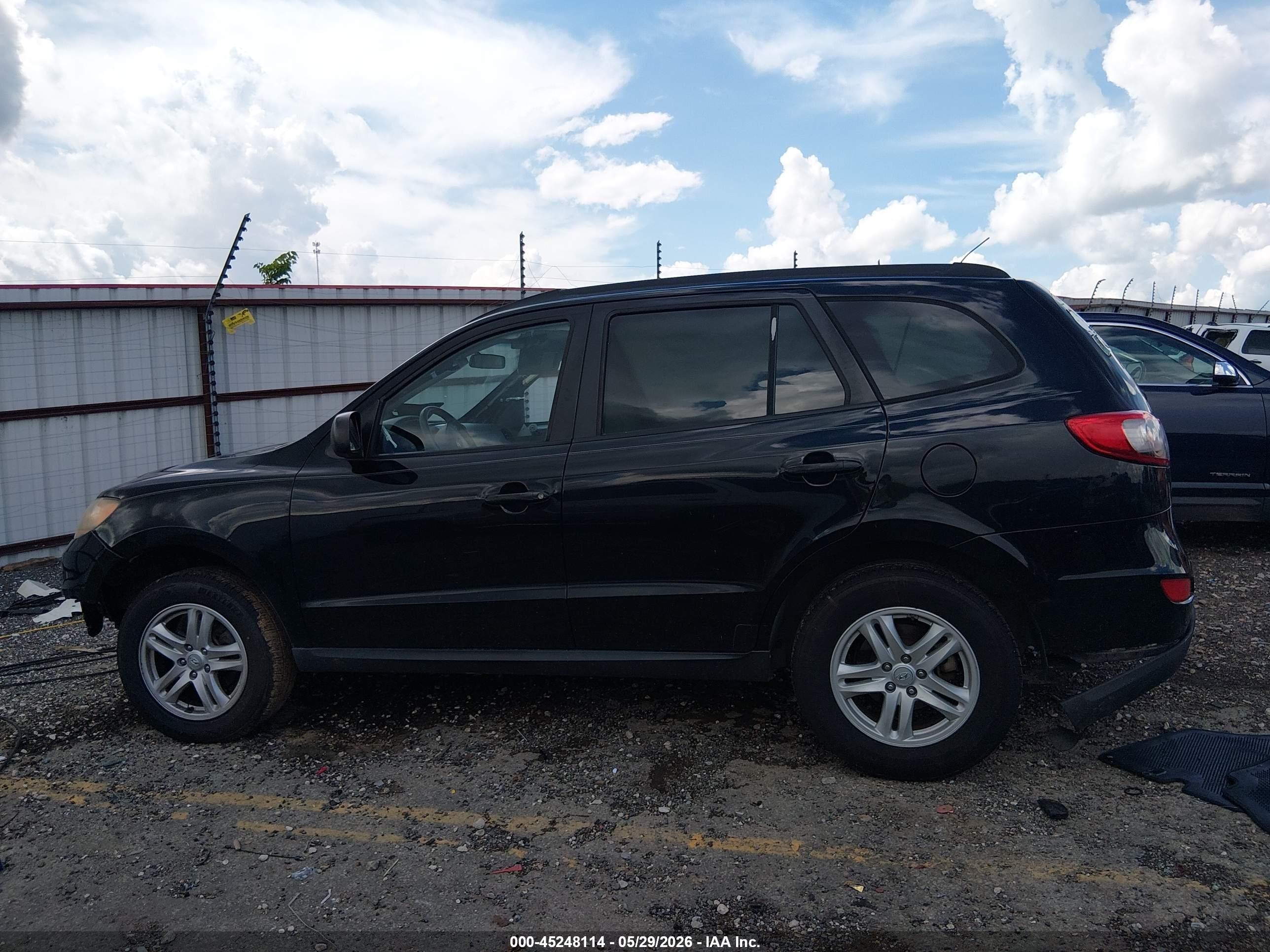 2010 Hyundai Santa Fe Gls Black vin: 5NMSG3AB5AH390228