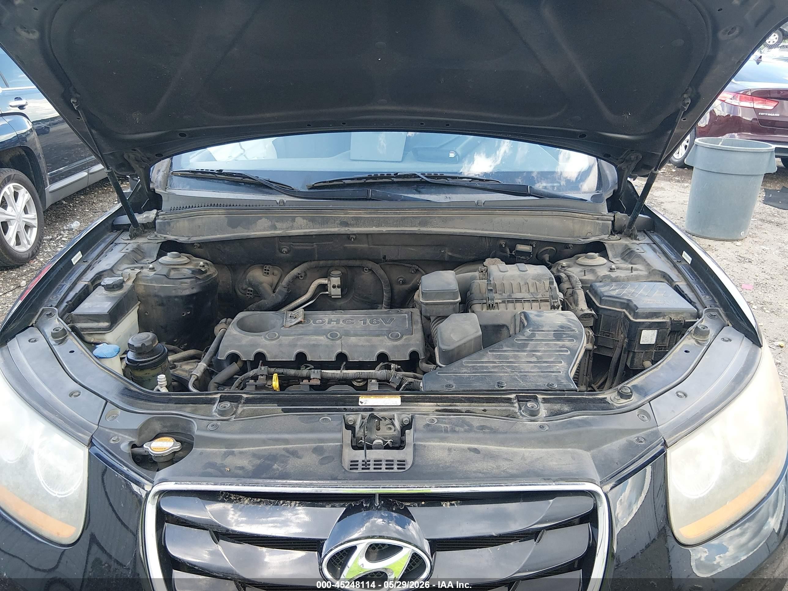 2010 Hyundai Santa Fe Gls Black vin: 5NMSG3AB5AH390228