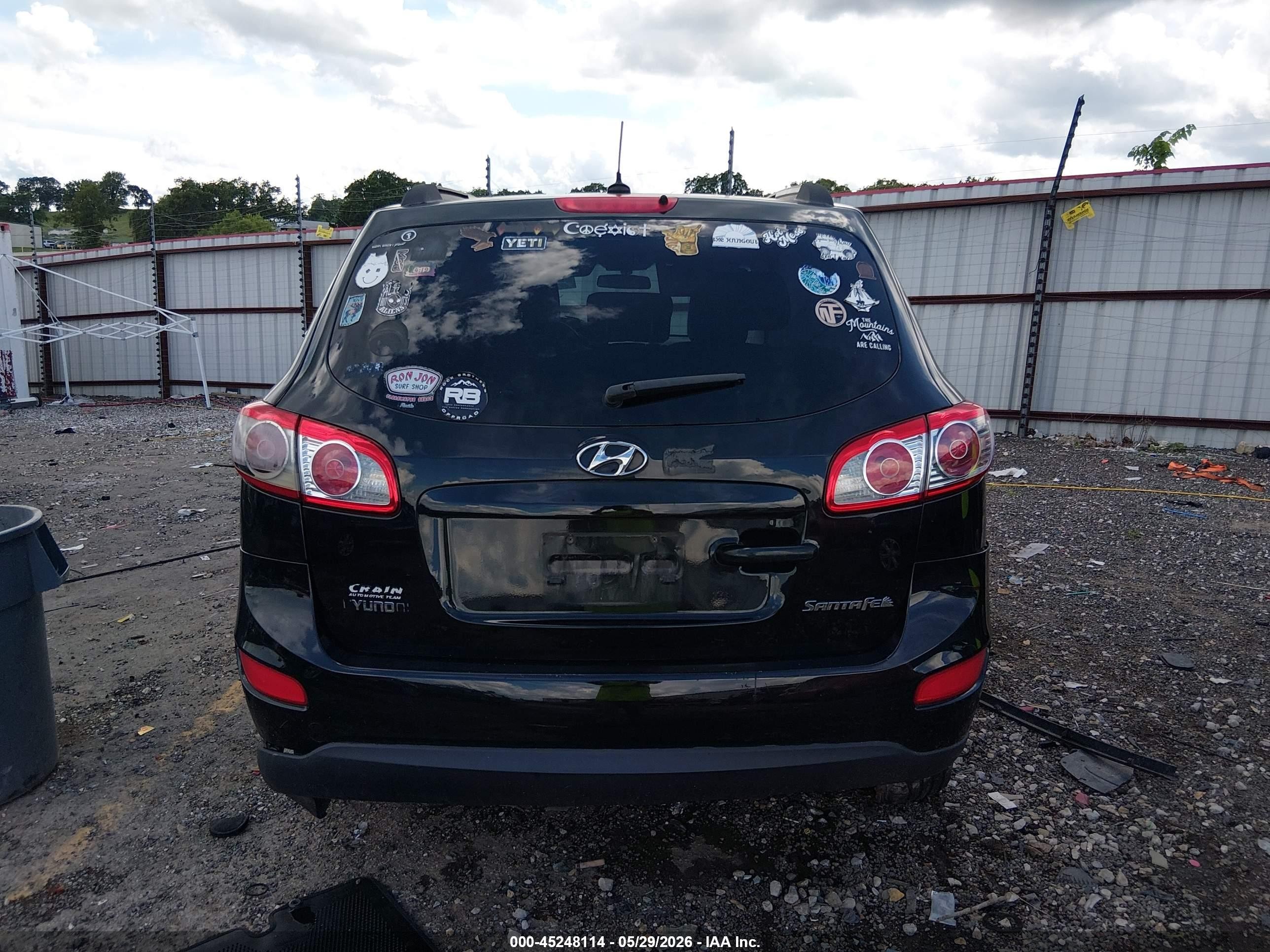 2010 Hyundai Santa Fe Gls Black vin: 5NMSG3AB5AH390228
