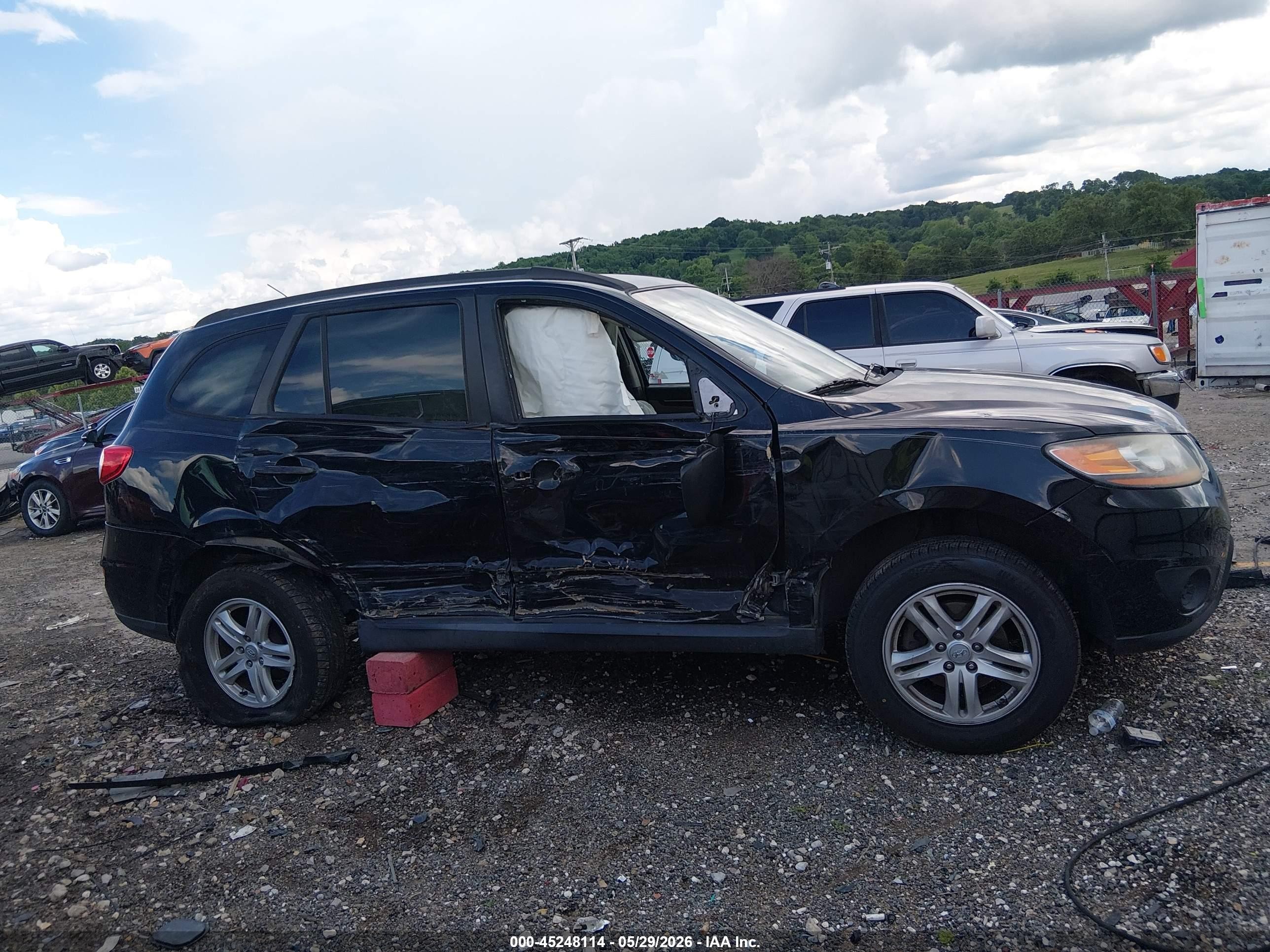 2010 Hyundai Santa Fe Gls Black vin: 5NMSG3AB5AH390228