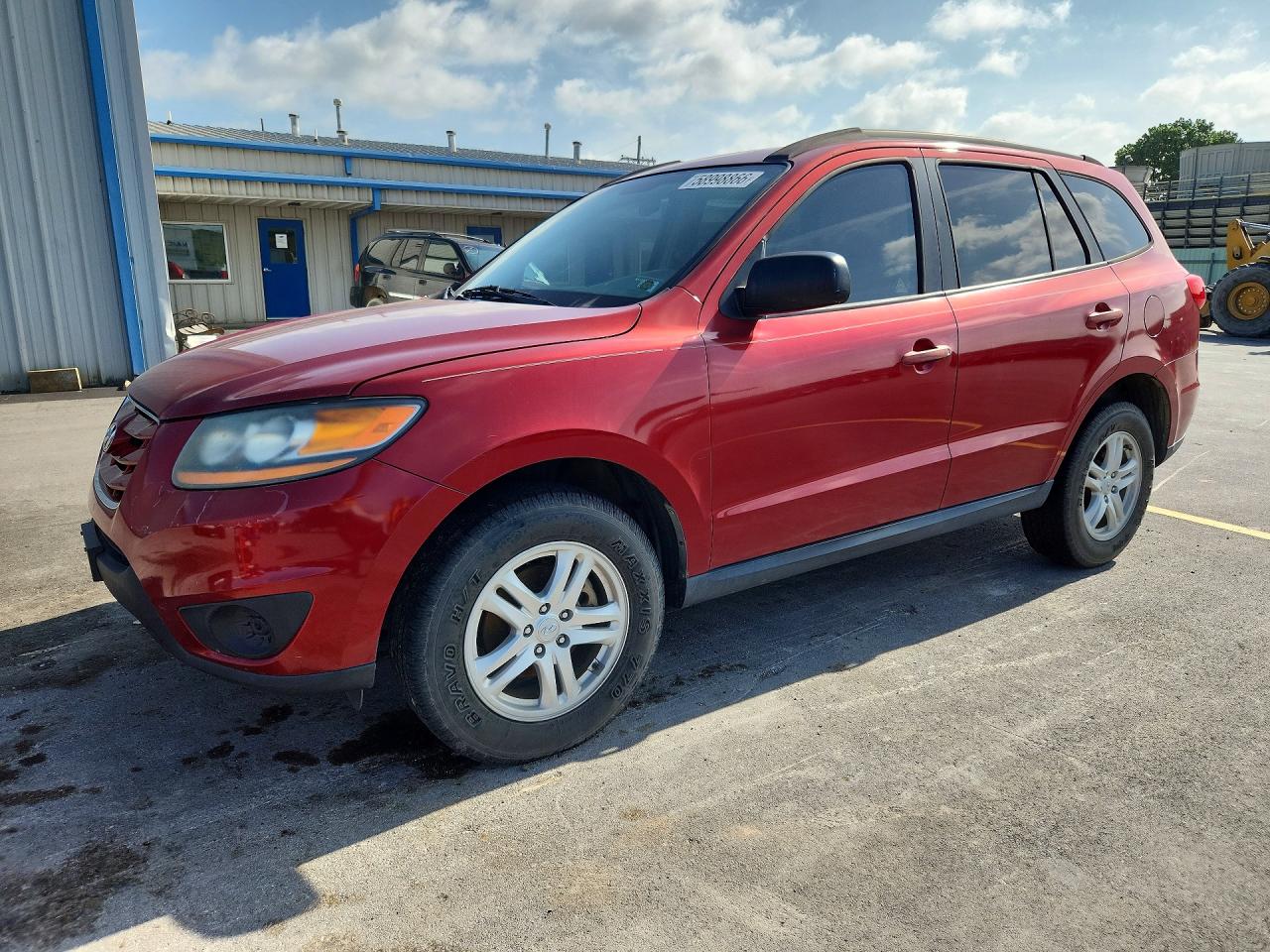 2010 Hyundai Santa Fe Gls Red vin: 5NMSG3AB6AH337134