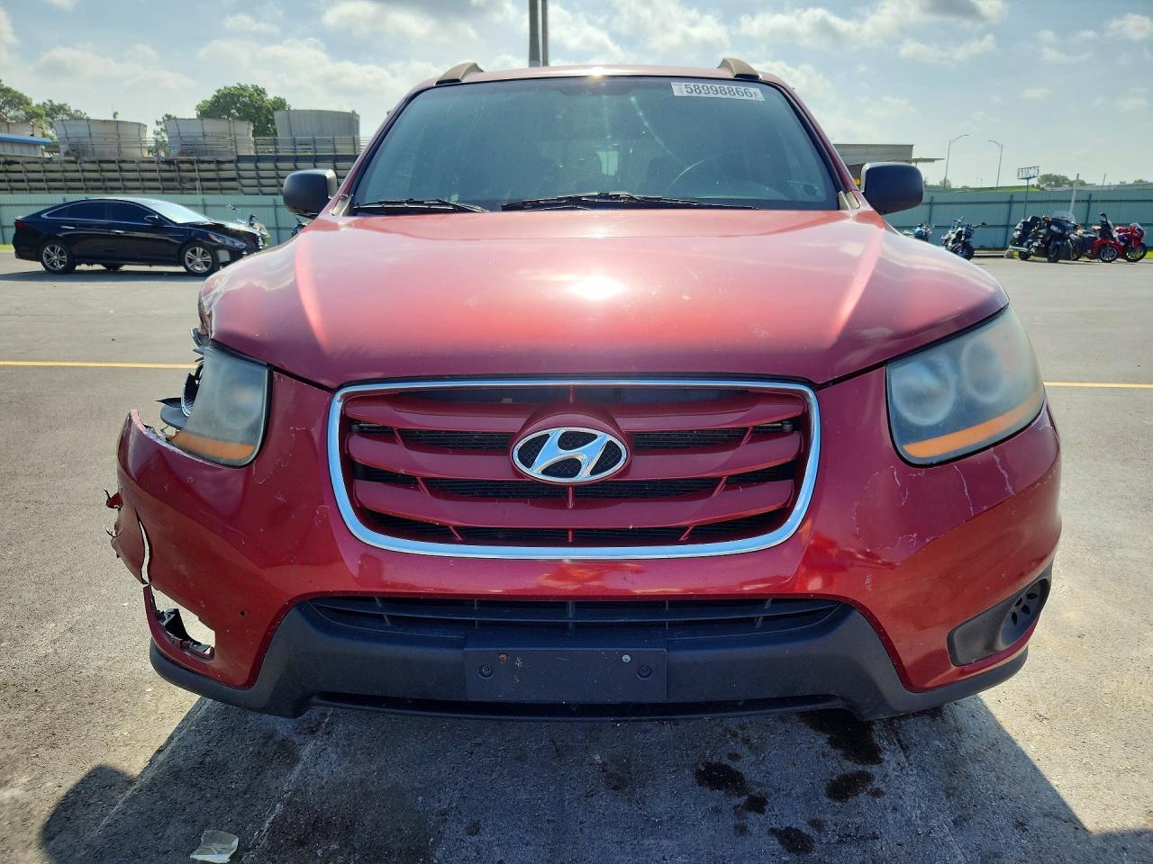2010 Hyundai Santa Fe Gls Red vin: 5NMSG3AB6AH337134