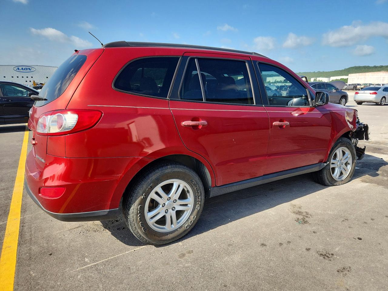 2010 Hyundai Santa Fe Gls Red vin: 5NMSG3AB6AH337134
