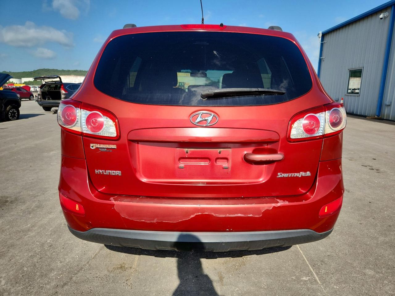 2010 Hyundai Santa Fe Gls Red vin: 5NMSG3AB6AH337134