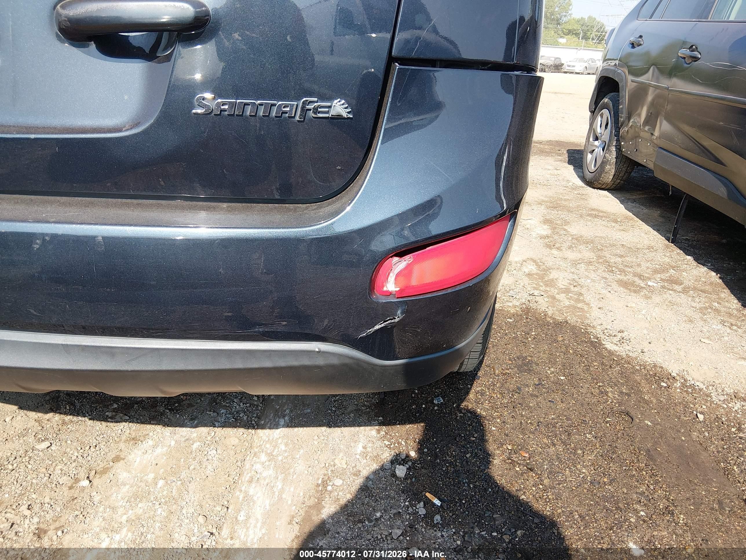 2010 Hyundai Santa Fe Gls Black vin: 5NMSG3AB6AH346500