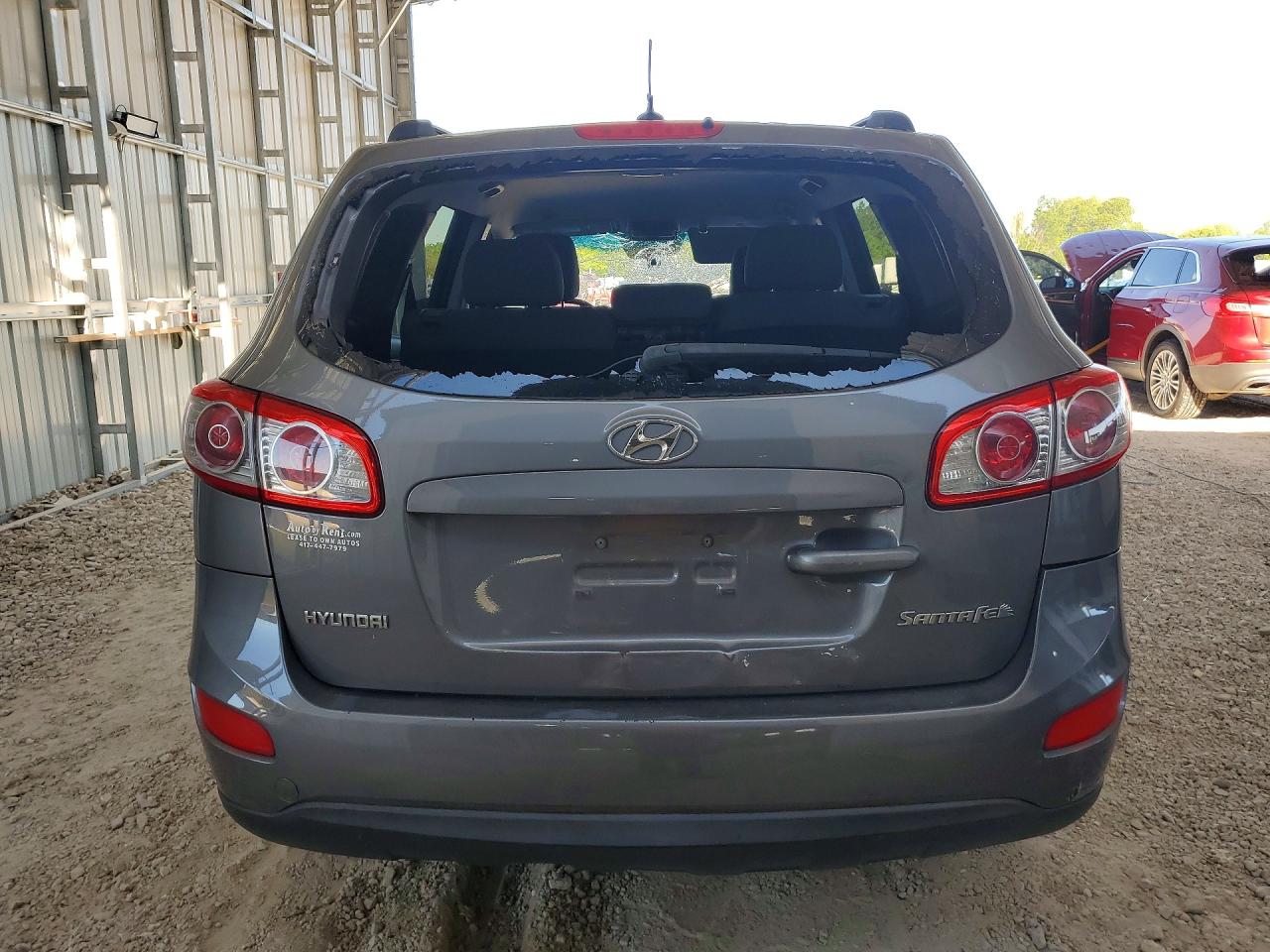 2010 Hyundai Santa Fe Gls Gray vin: 5NMSG3AB6AH383403