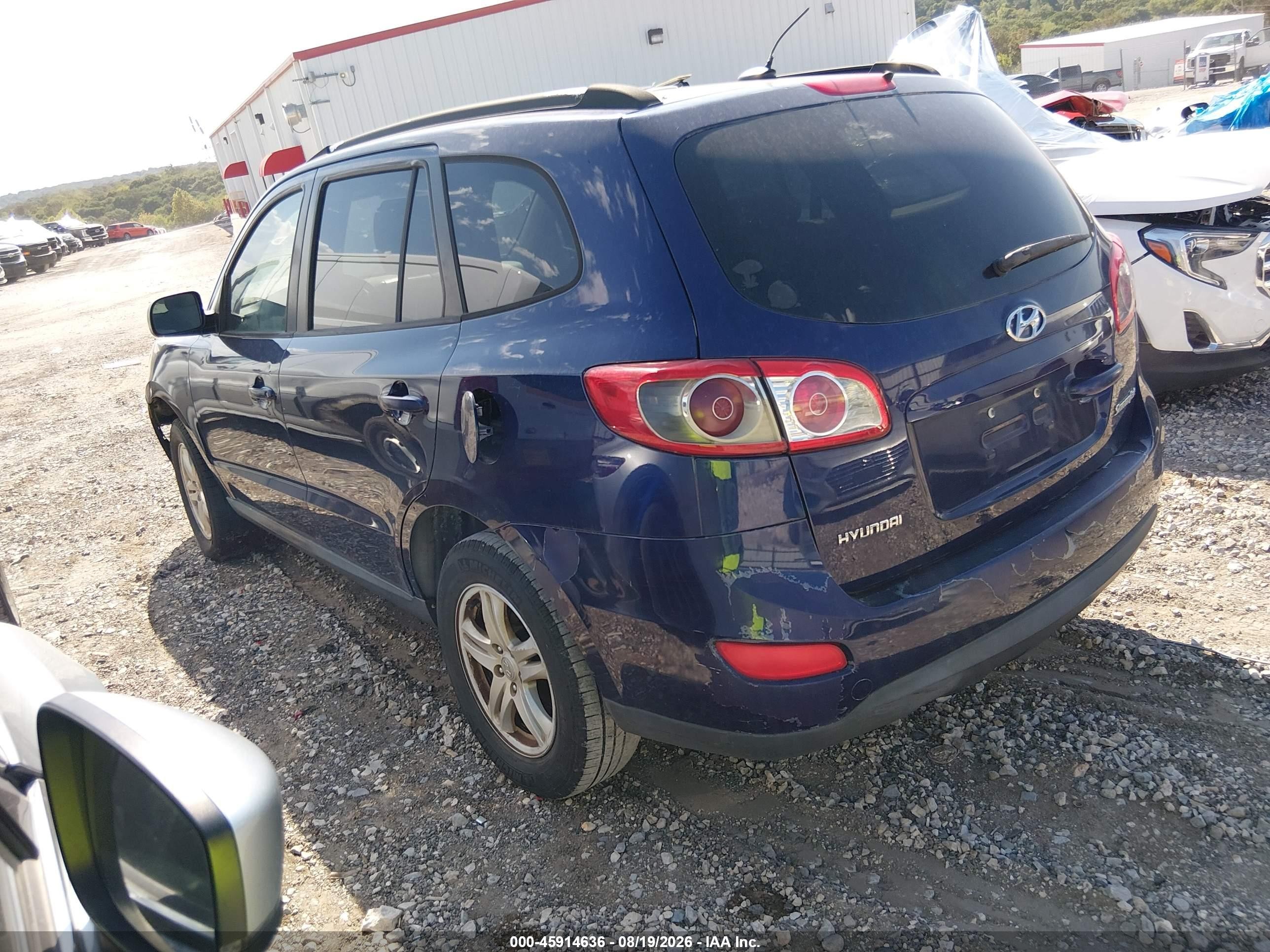 2010 Hyundai Santa Fe Gls Blue vin: 5NMSG3AB6AH387628