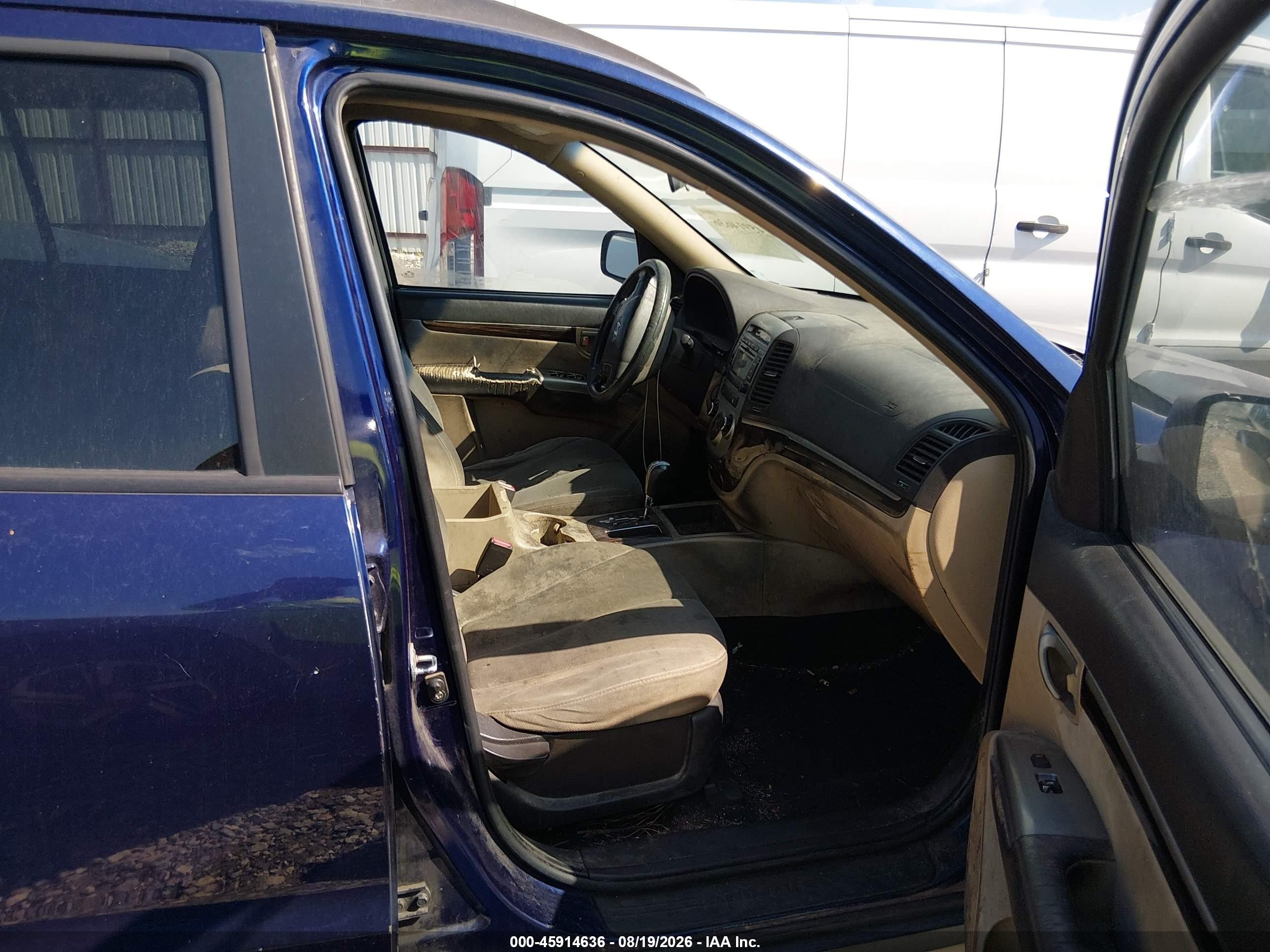 2010 Hyundai Santa Fe Gls Blue vin: 5NMSG3AB6AH387628