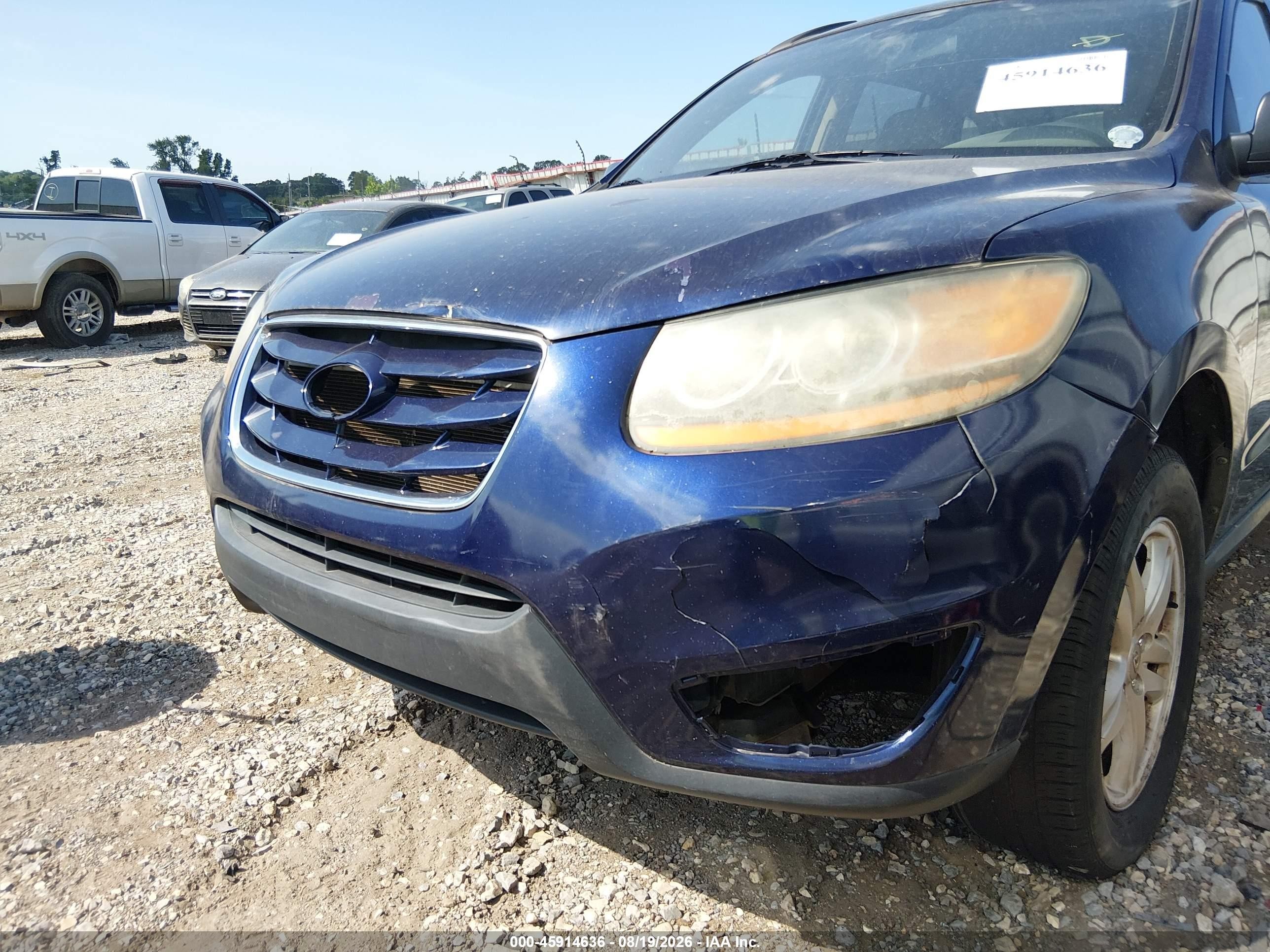 2010 Hyundai Santa Fe Gls Blue vin: 5NMSG3AB6AH387628