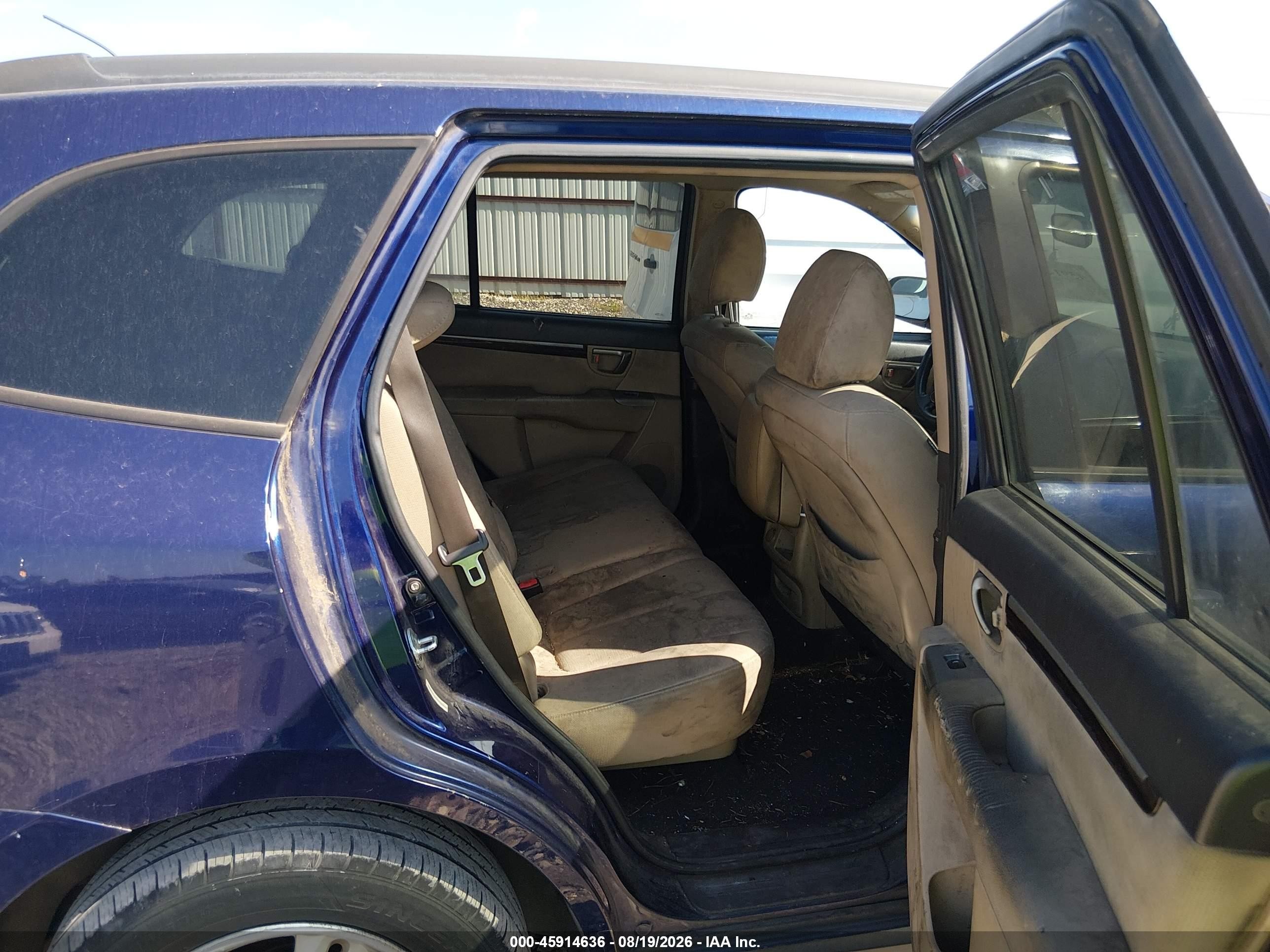 2010 Hyundai Santa Fe Gls Blue vin: 5NMSG3AB6AH387628