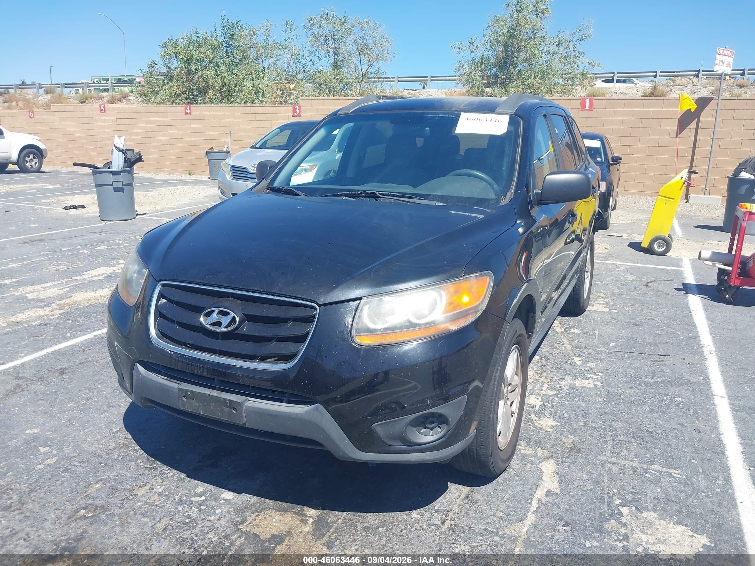 2010 Hyundai Santa Fe Gls Black vin: 5NMSG3AB6AH390478