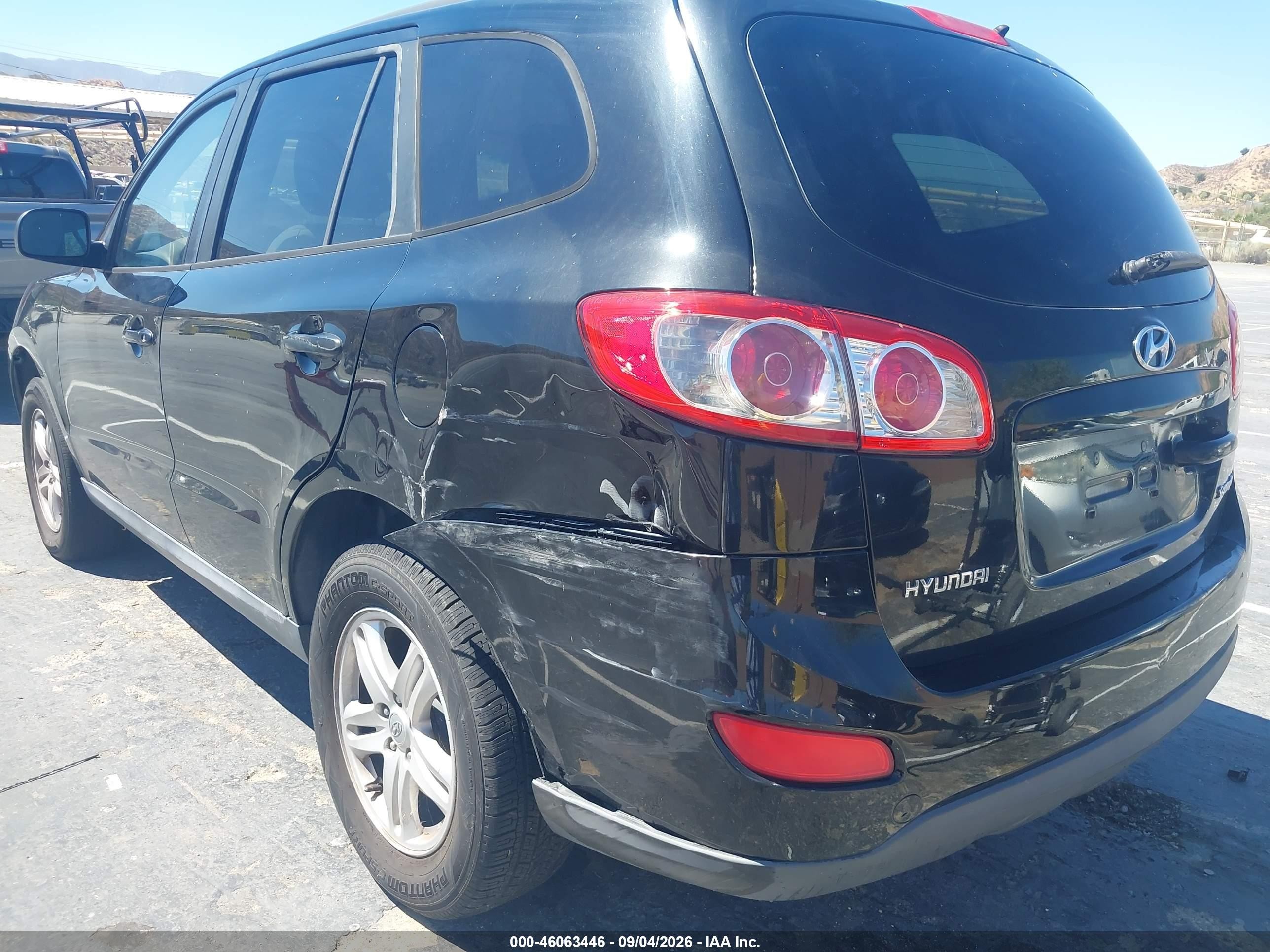 2010 Hyundai Santa Fe Gls Black vin: 5NMSG3AB6AH390478