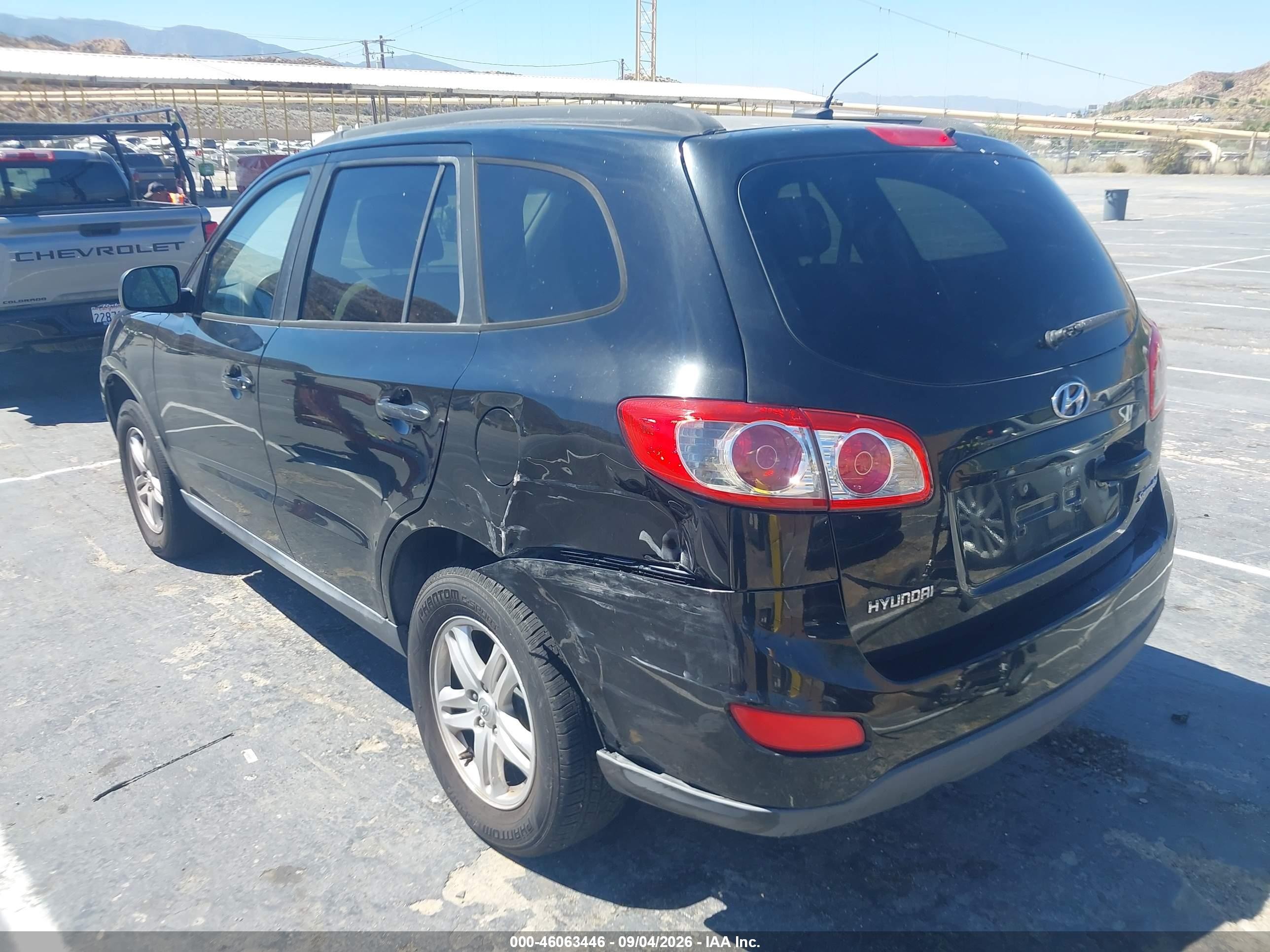 2010 Hyundai Santa Fe Gls Black vin: 5NMSG3AB6AH390478