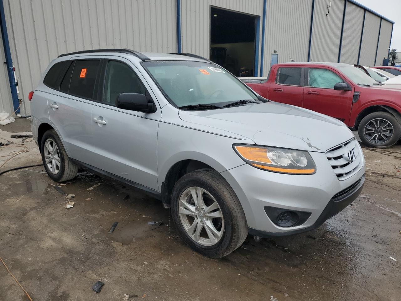2010 Hyundai Santa Fe Gls Silver vin: 5NMSG3AB6AH394370